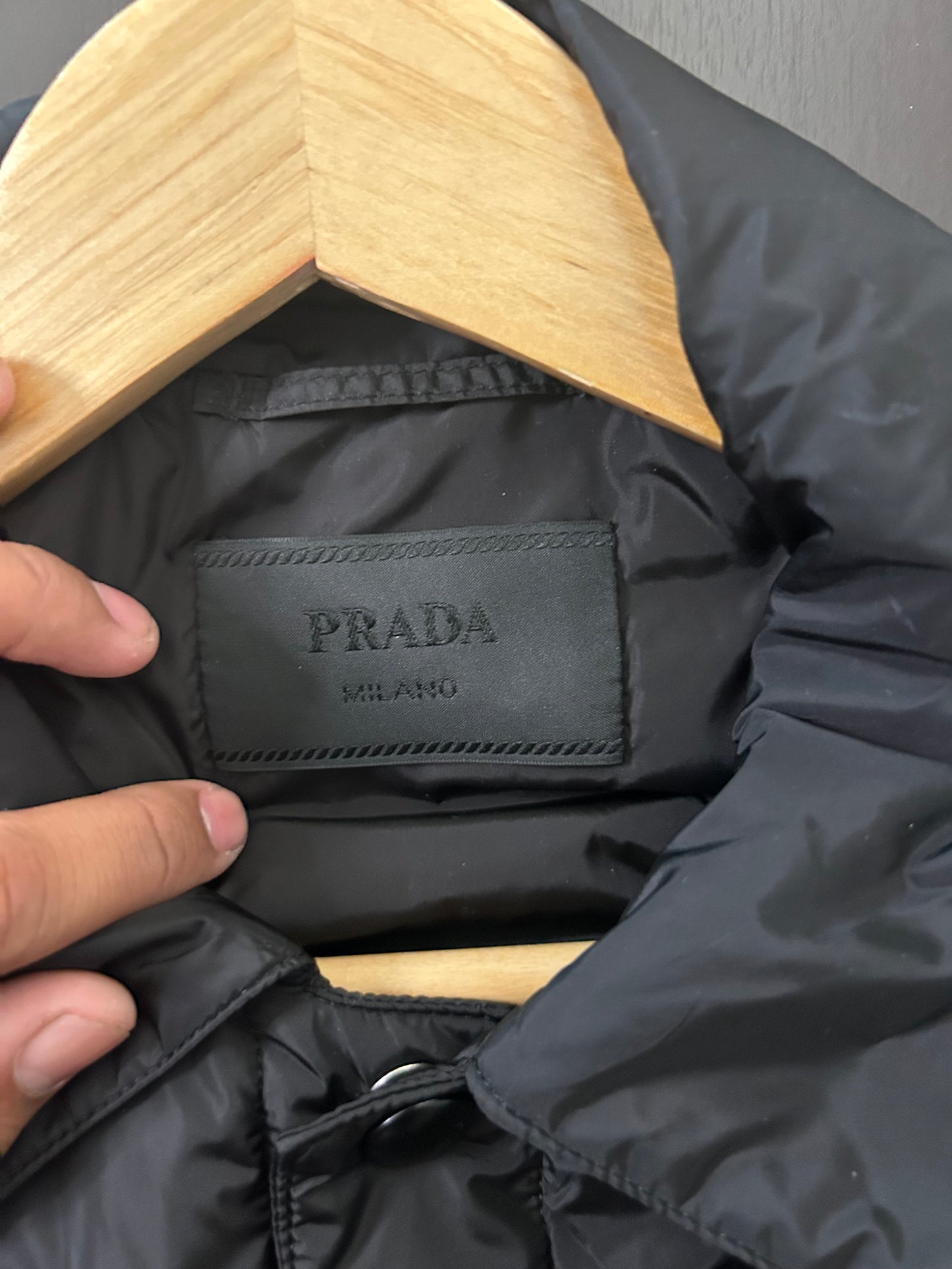 Prada Nylon Button Up Jacket
