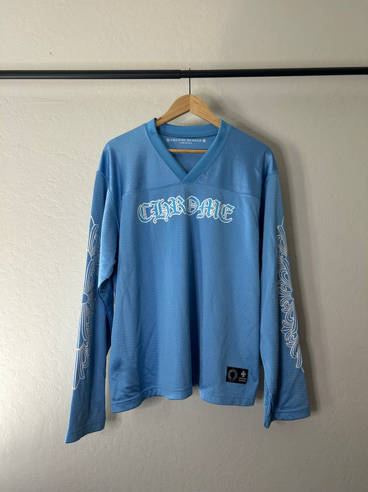 Chrome Hearts Blue Long sleeve Jersey