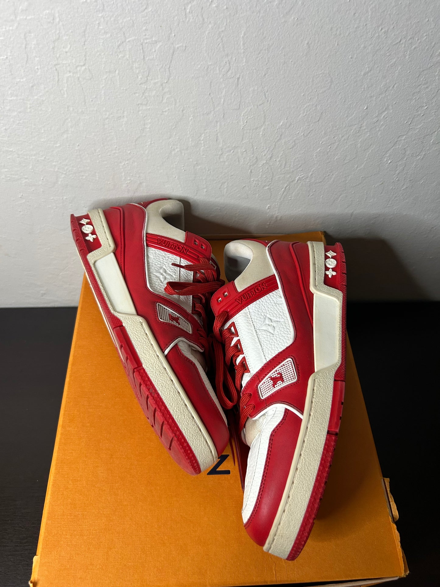 Louis Vuitton Red Trainers