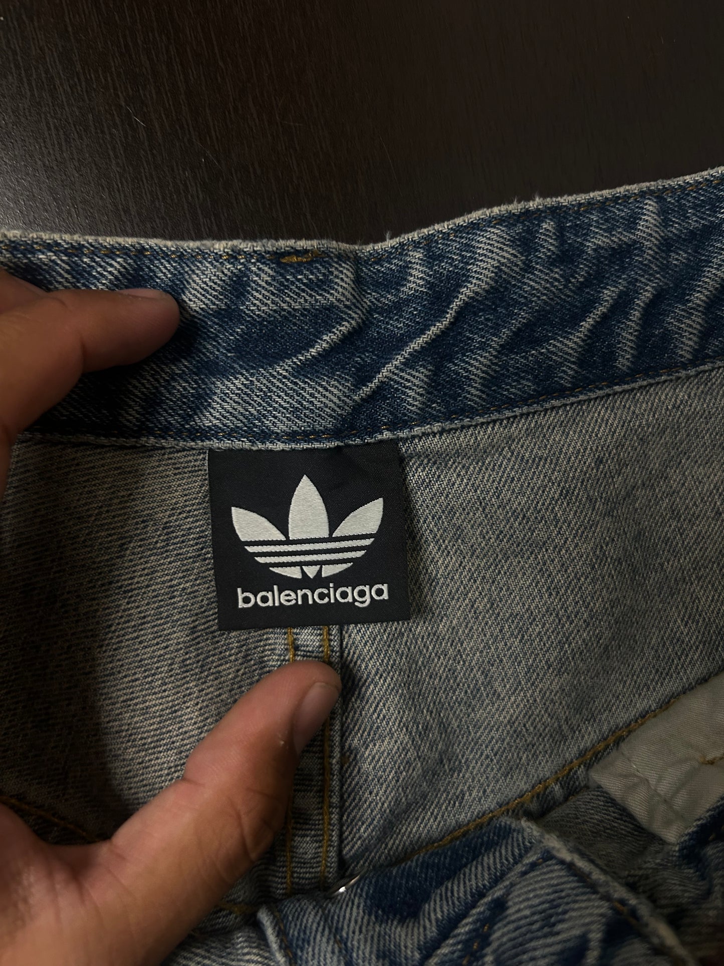 Balenciaga Adidas Three Stripe Jeans