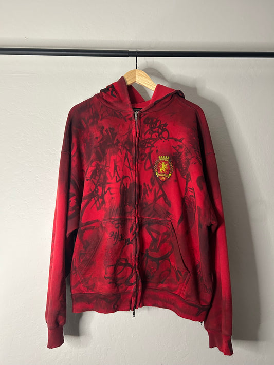 Balenciaga Red Skater Hoodie
