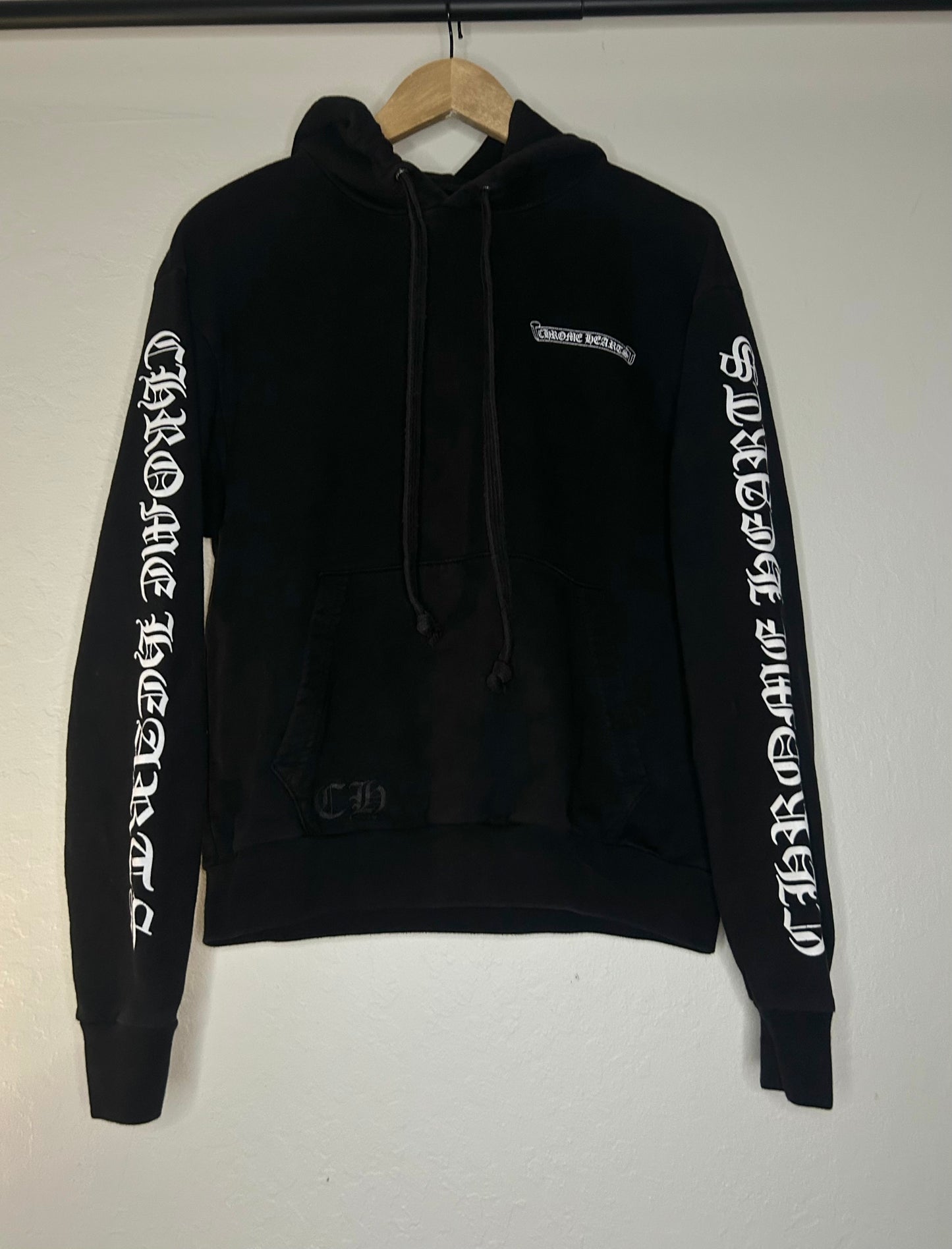 Chrome Hearts Scroll Logo Hoodie
