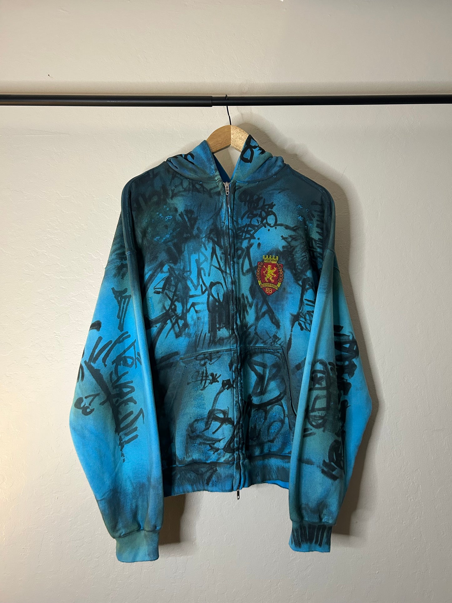 Balenciaga Blue Skater Hoodie