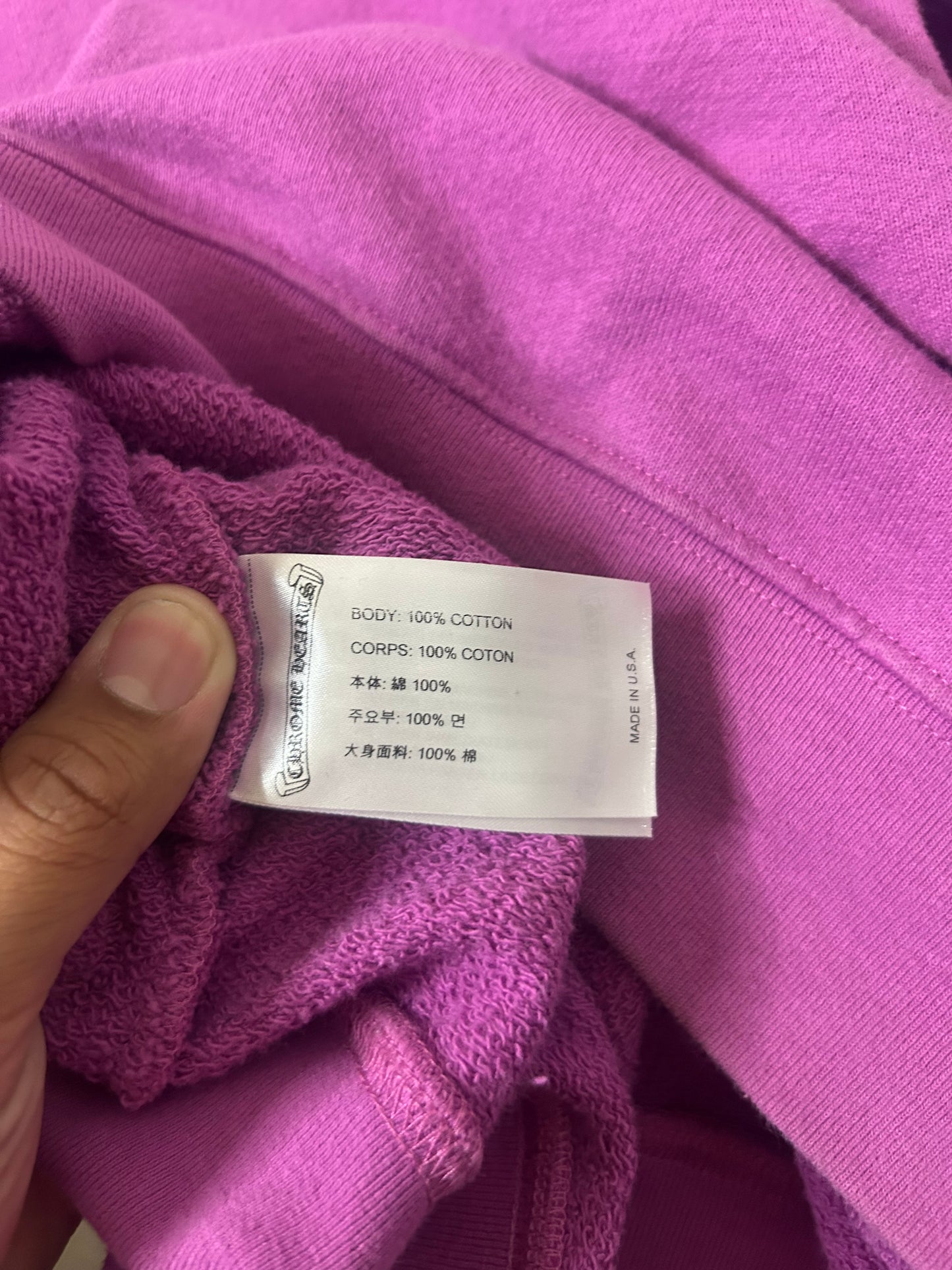 Chrome Hearts Matty Boy Purple Web Crewneck