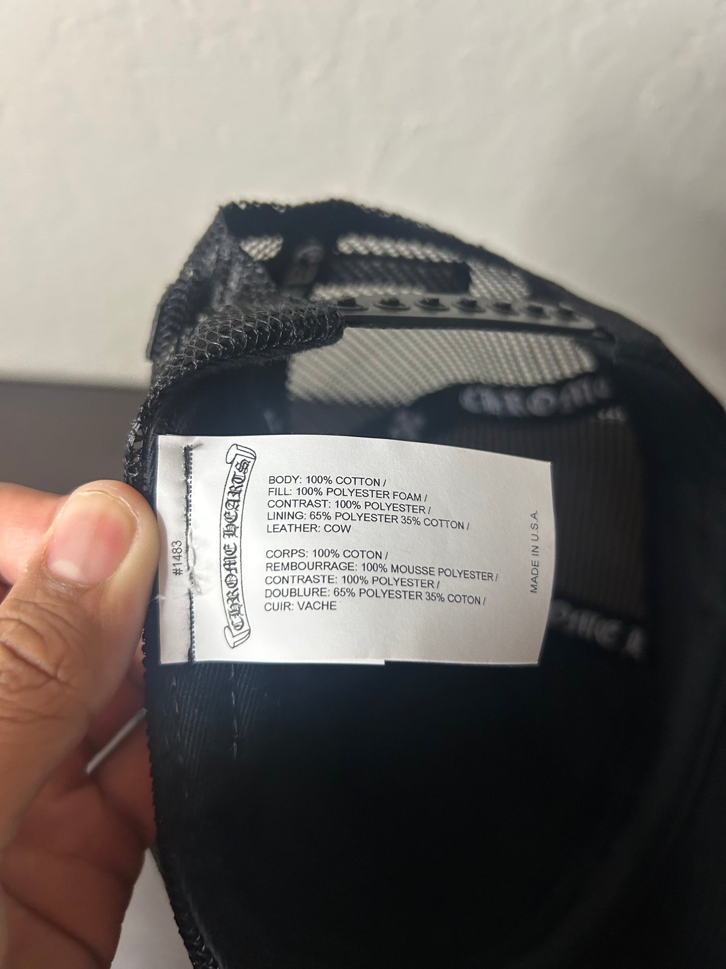 Chrome Hearts Camo Triple Cross Hat