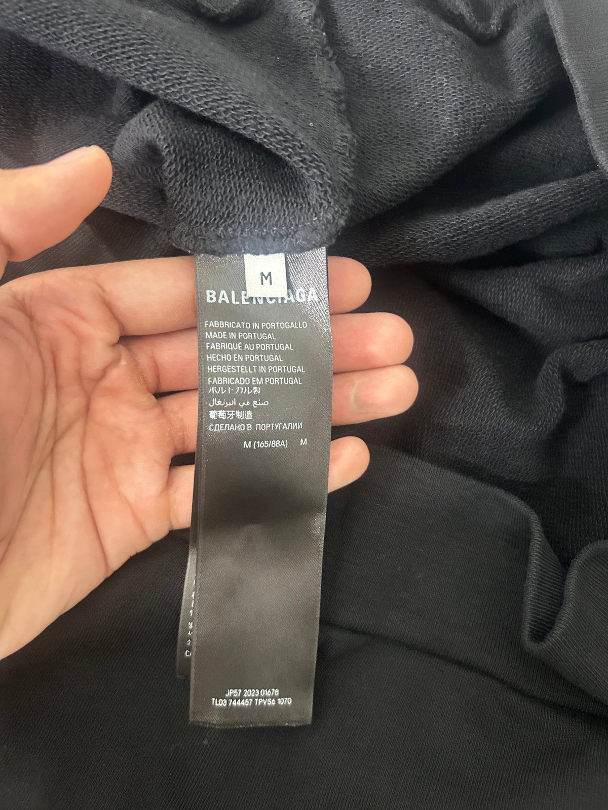 Balenciaga Paris Soccer Zip Up Hoodie