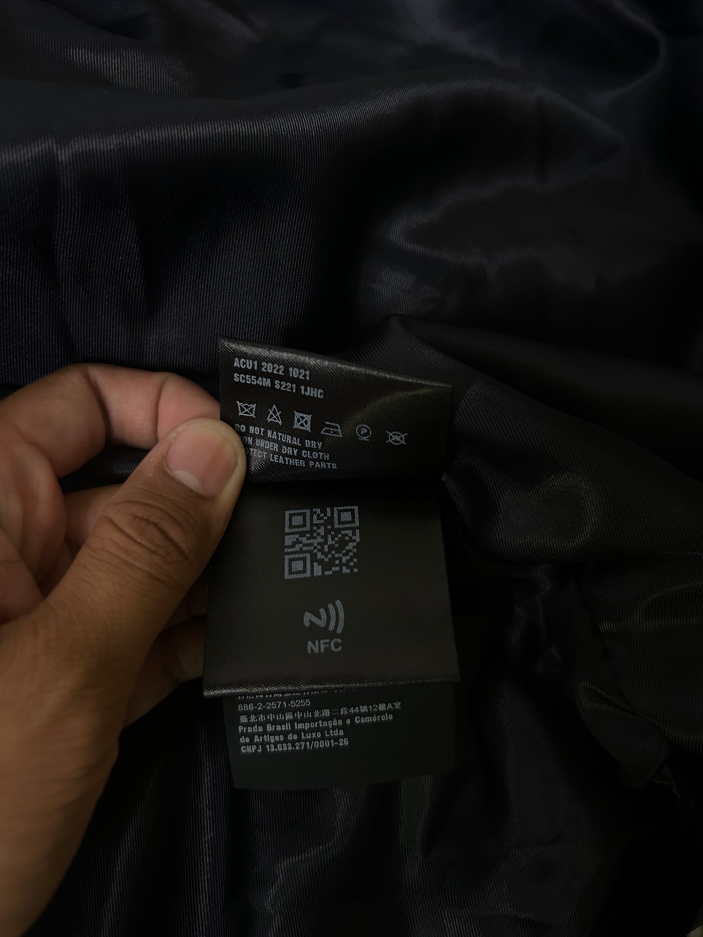 Prada Blue Corduroy Jacket