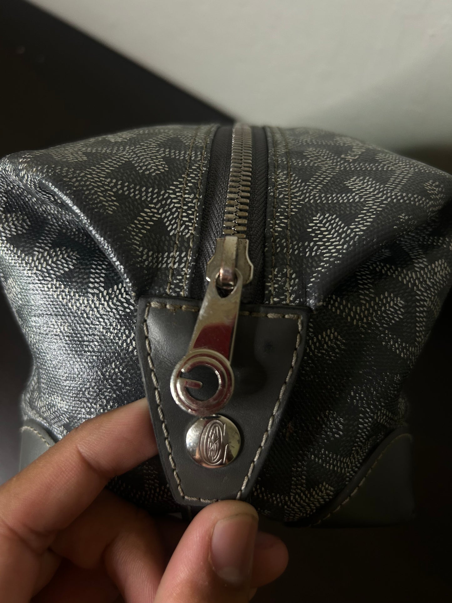 Goyard Grey Toiletry Bag