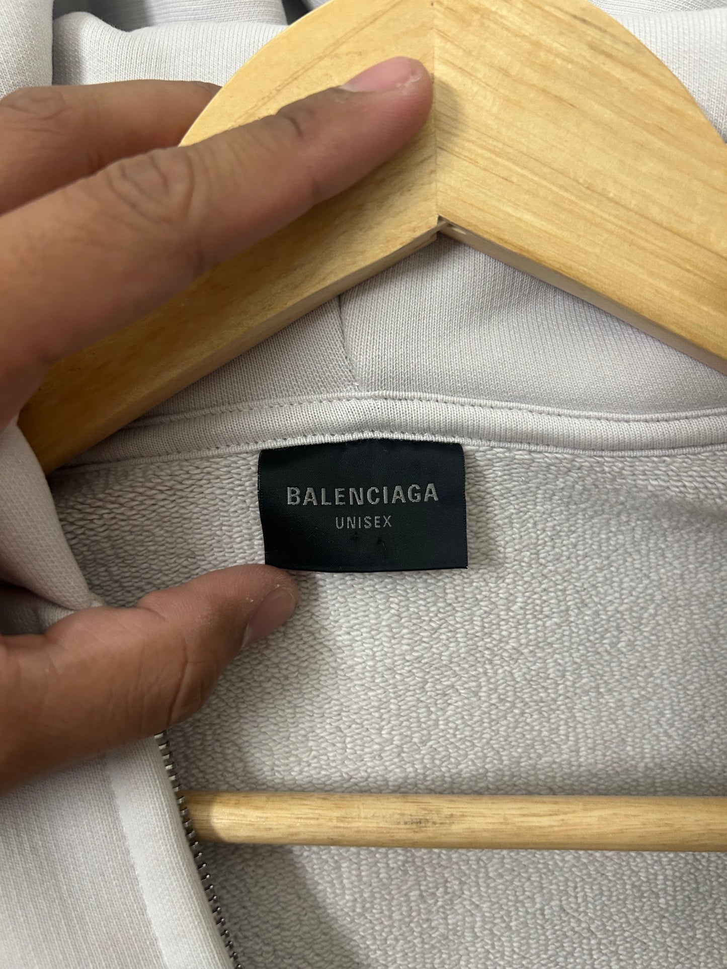 Balenciaga Business Zip Up Hoodie