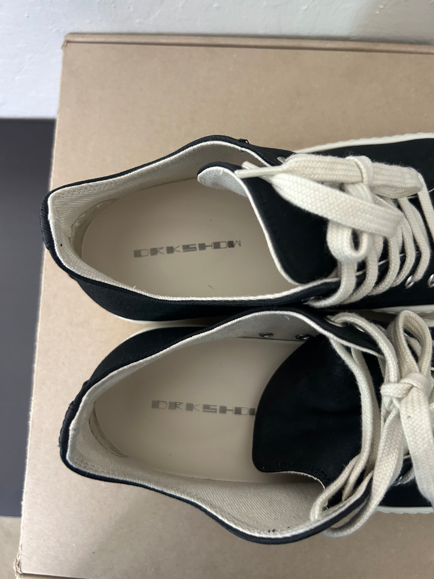 Rick Owens DRKSHDW Canvas Ramones