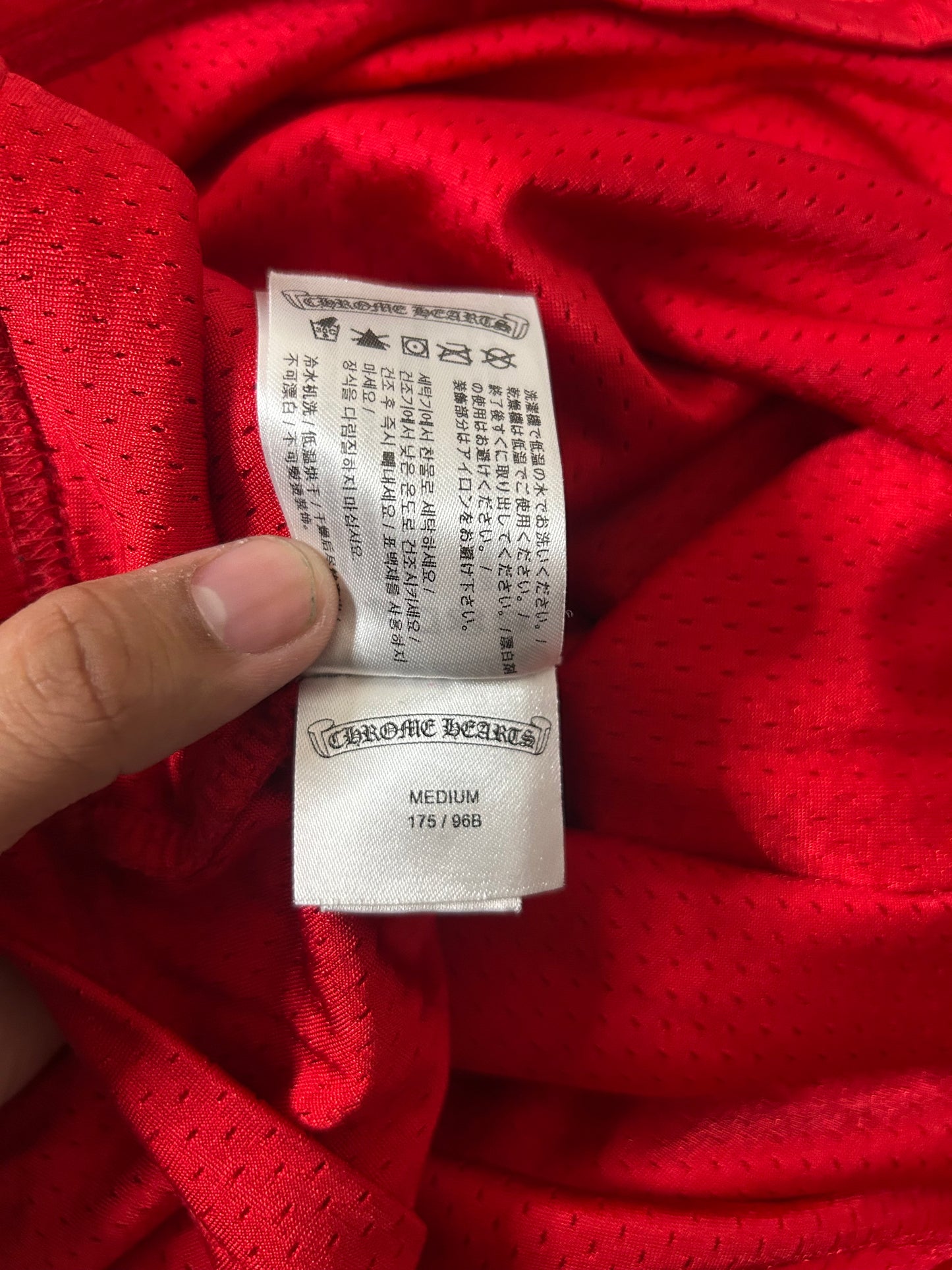 Chrome Hearts Matty Boy Red Form Jersey