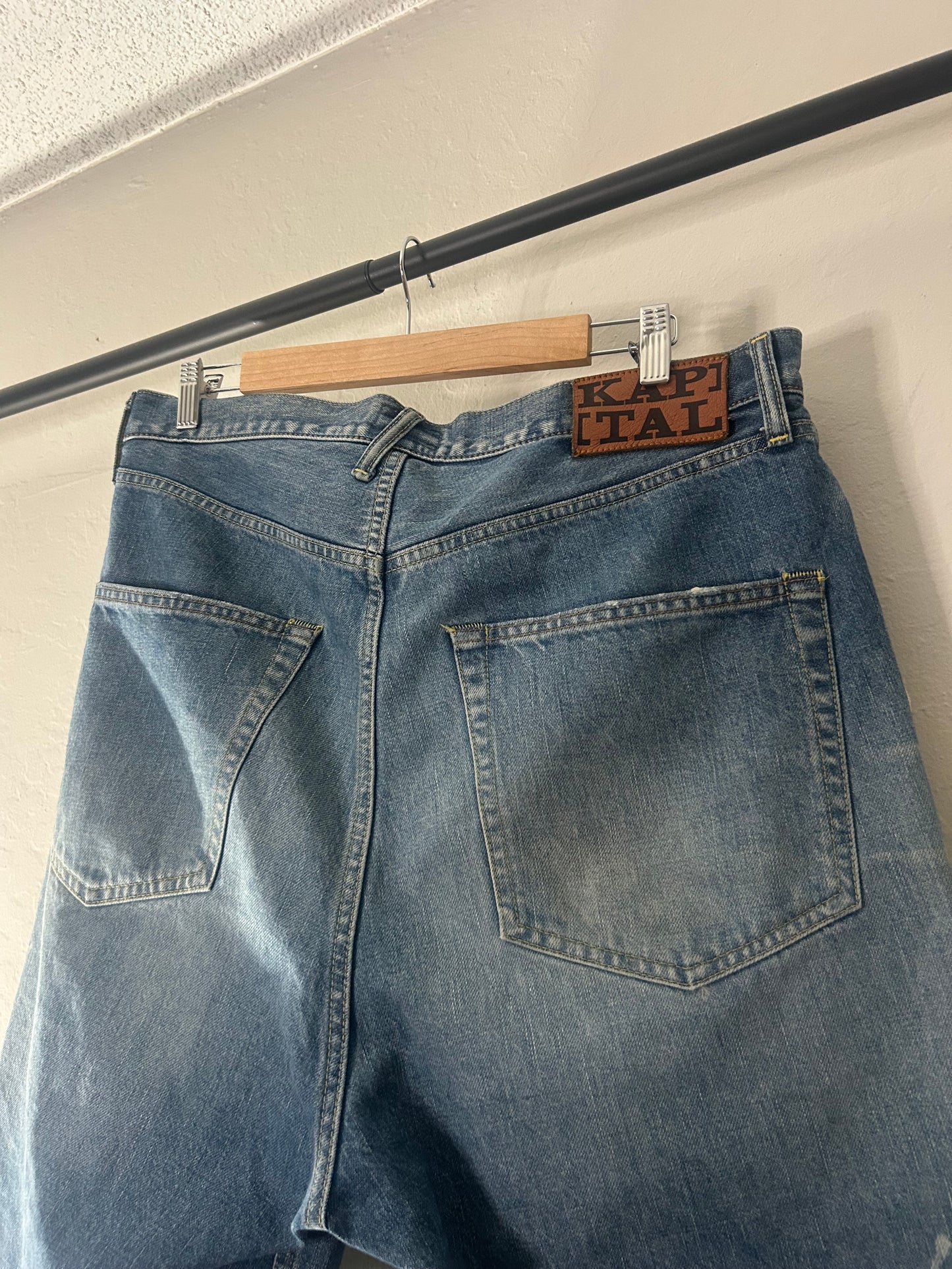 Kapital Blue Bone Shorts
