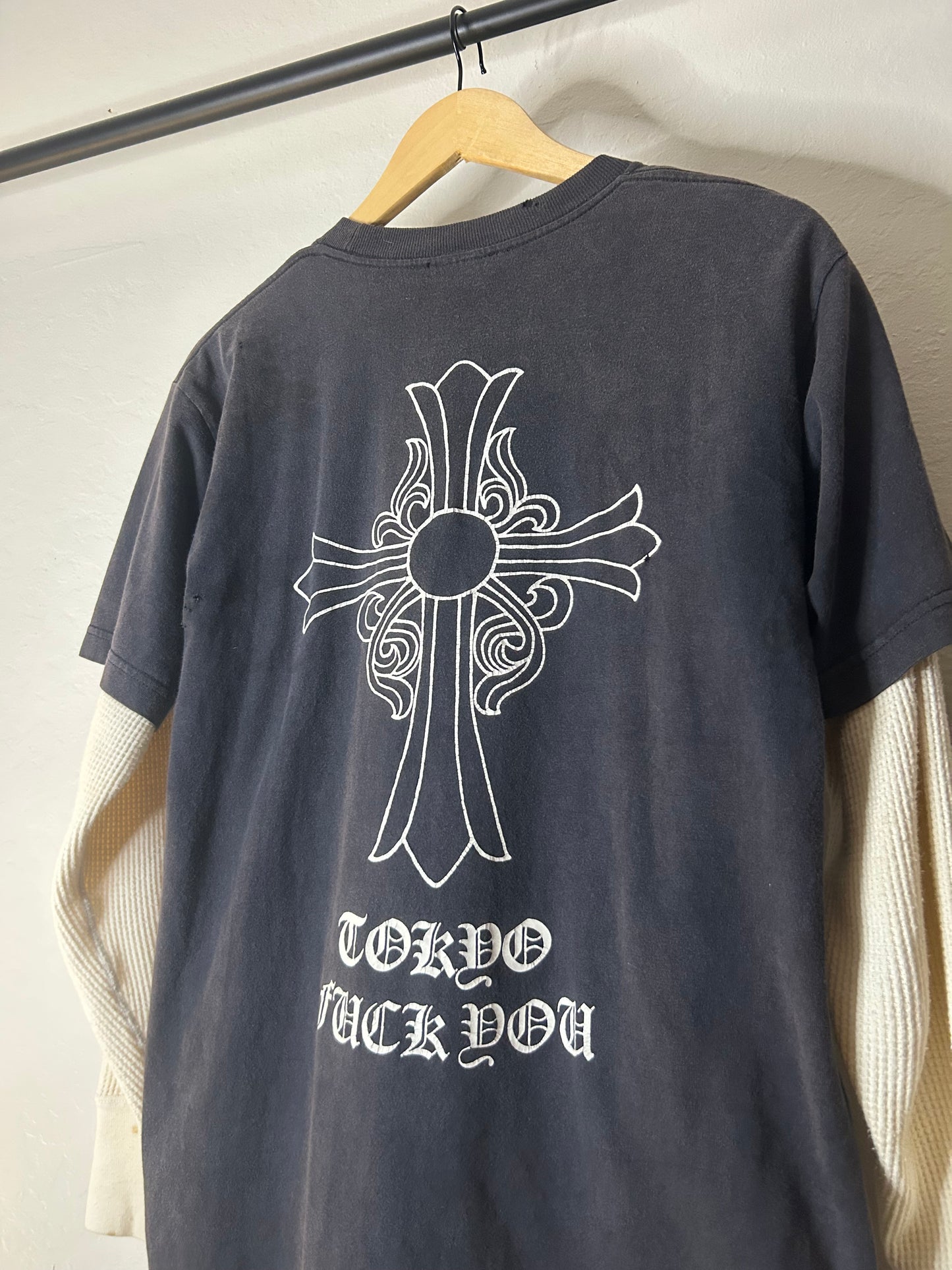 Chrome Hearts Vintage Thrashed Tokyo Pocket Tee