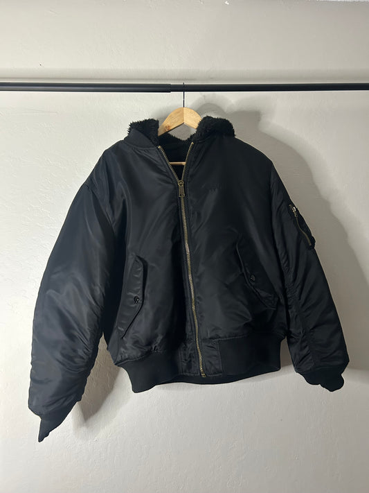 Supreme Reversible Faux Bomber