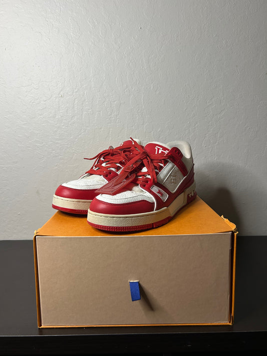 Louis Vuitton Red Trainers