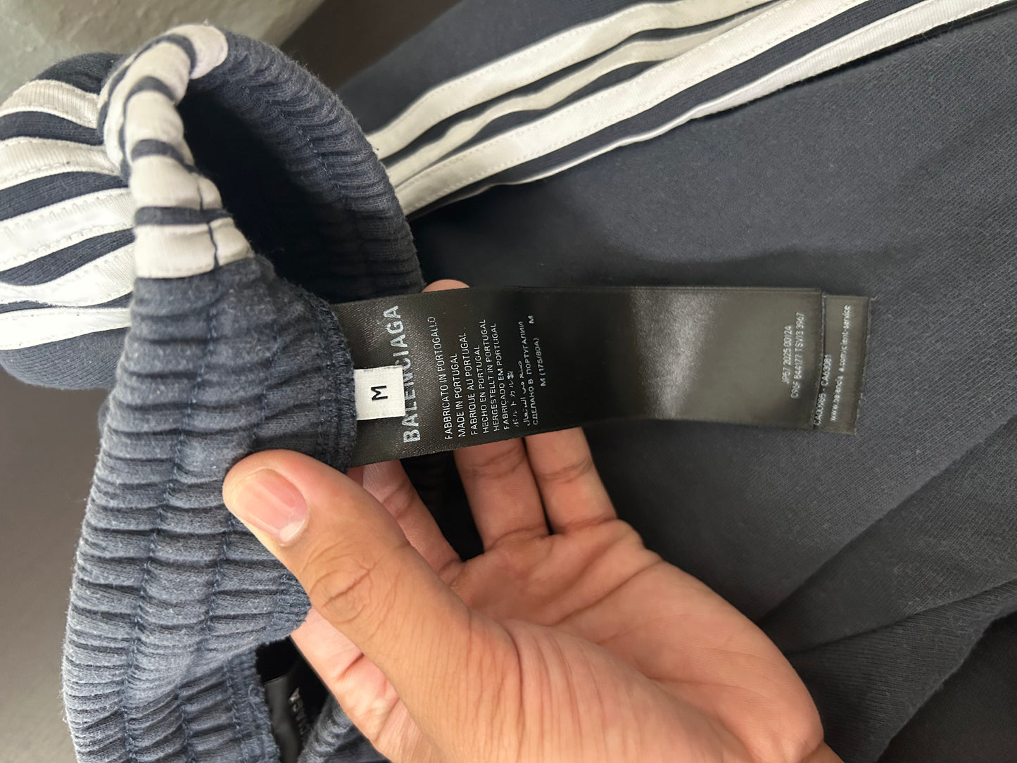 Balenciaga Loop Logo Striped Sweatpants