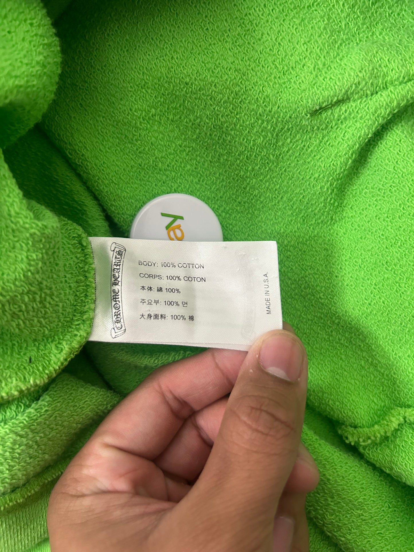 Chrome Hearts Green Sex Records Hoodie