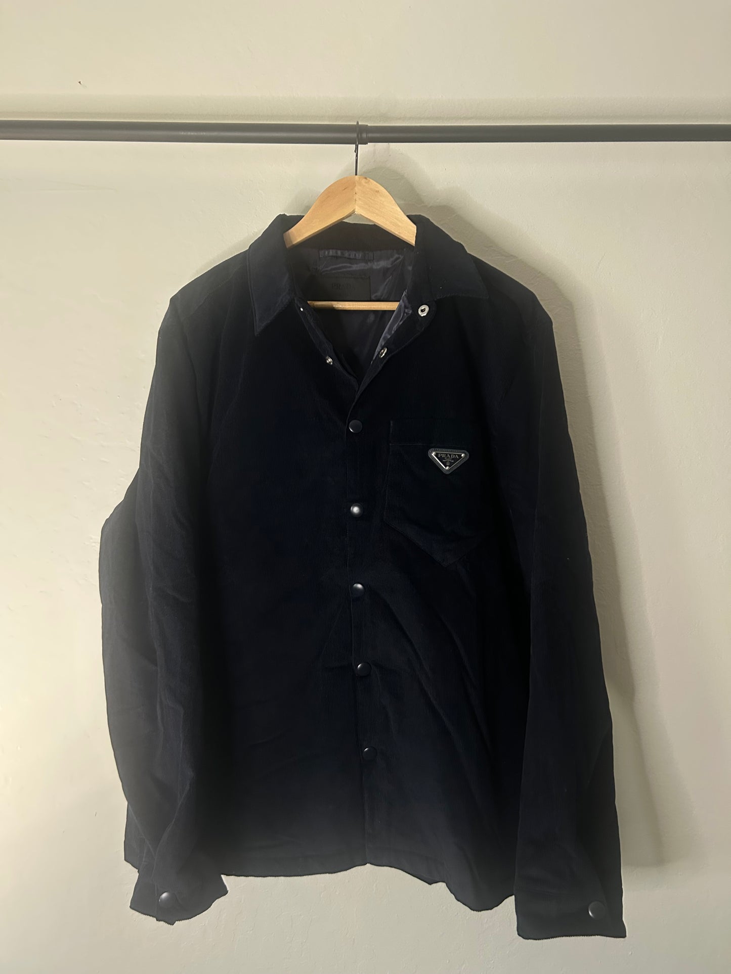 Prada Blue Corduroy Jacket