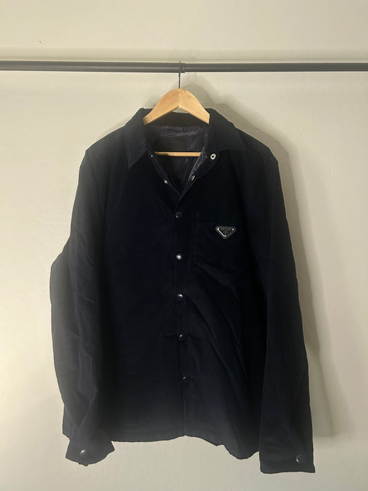 Prada Blue Corduroy Jacket