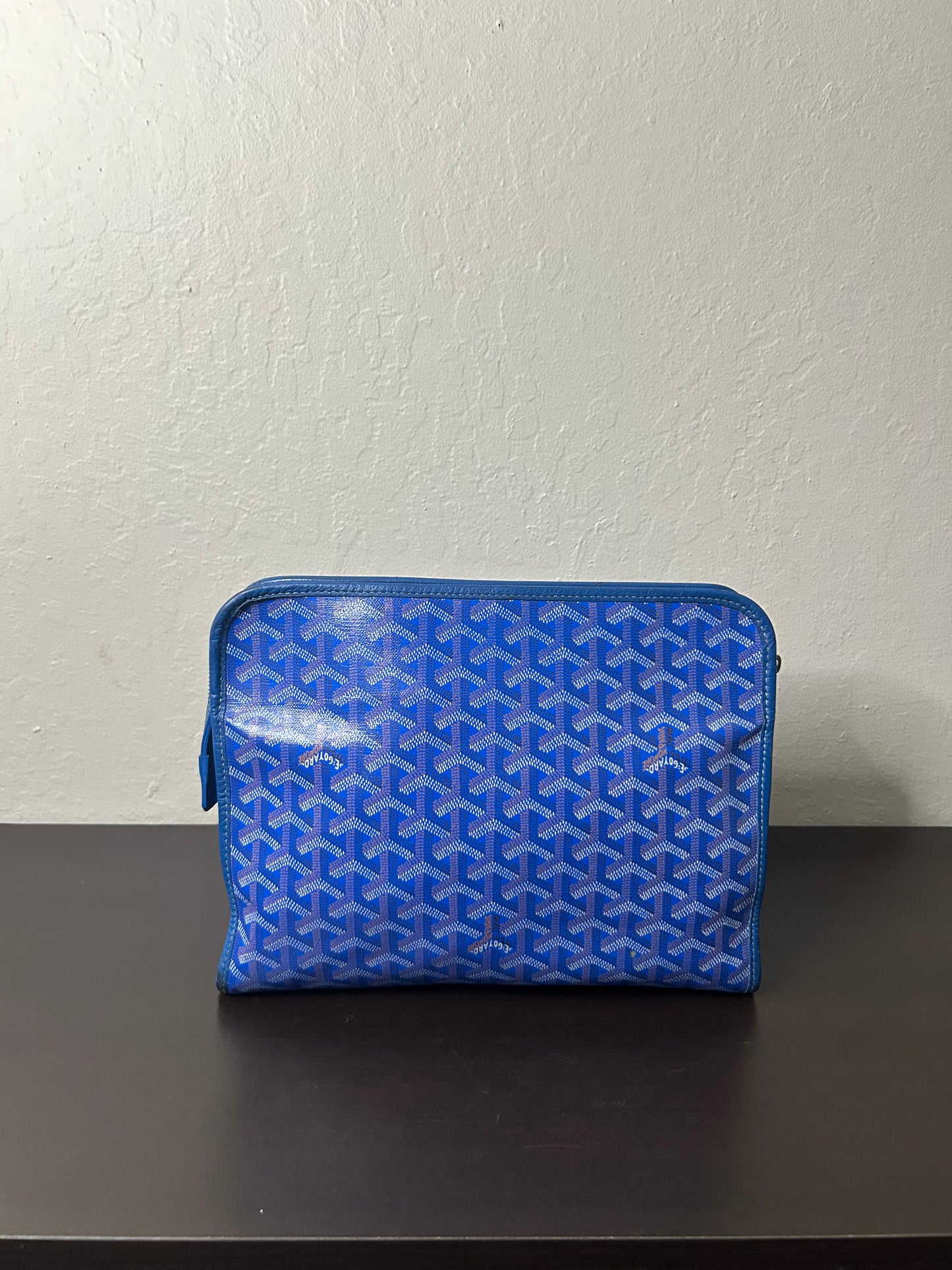 Goyard Blue Toiletry Bag