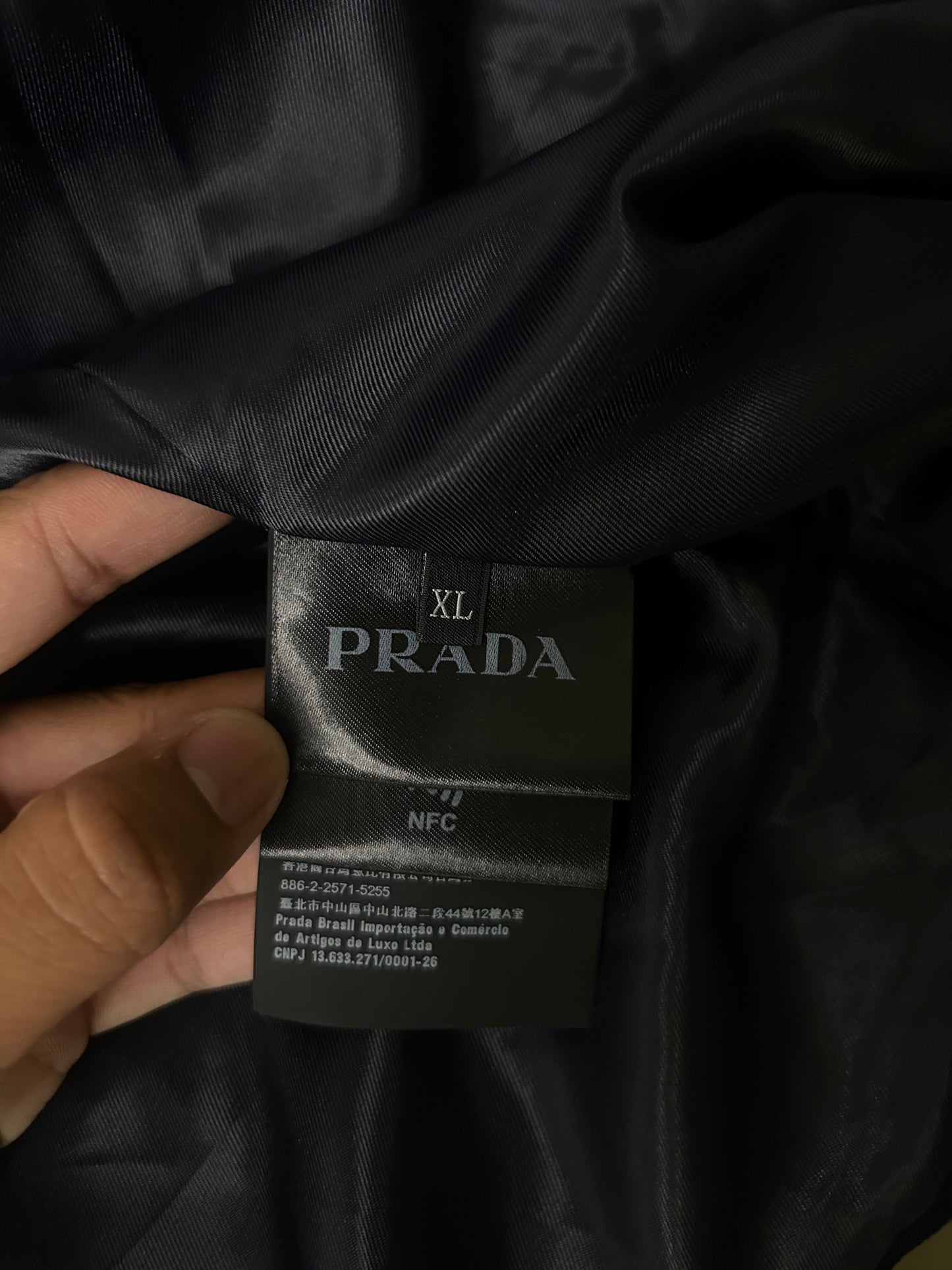 Prada Blue Corduroy Jacket
