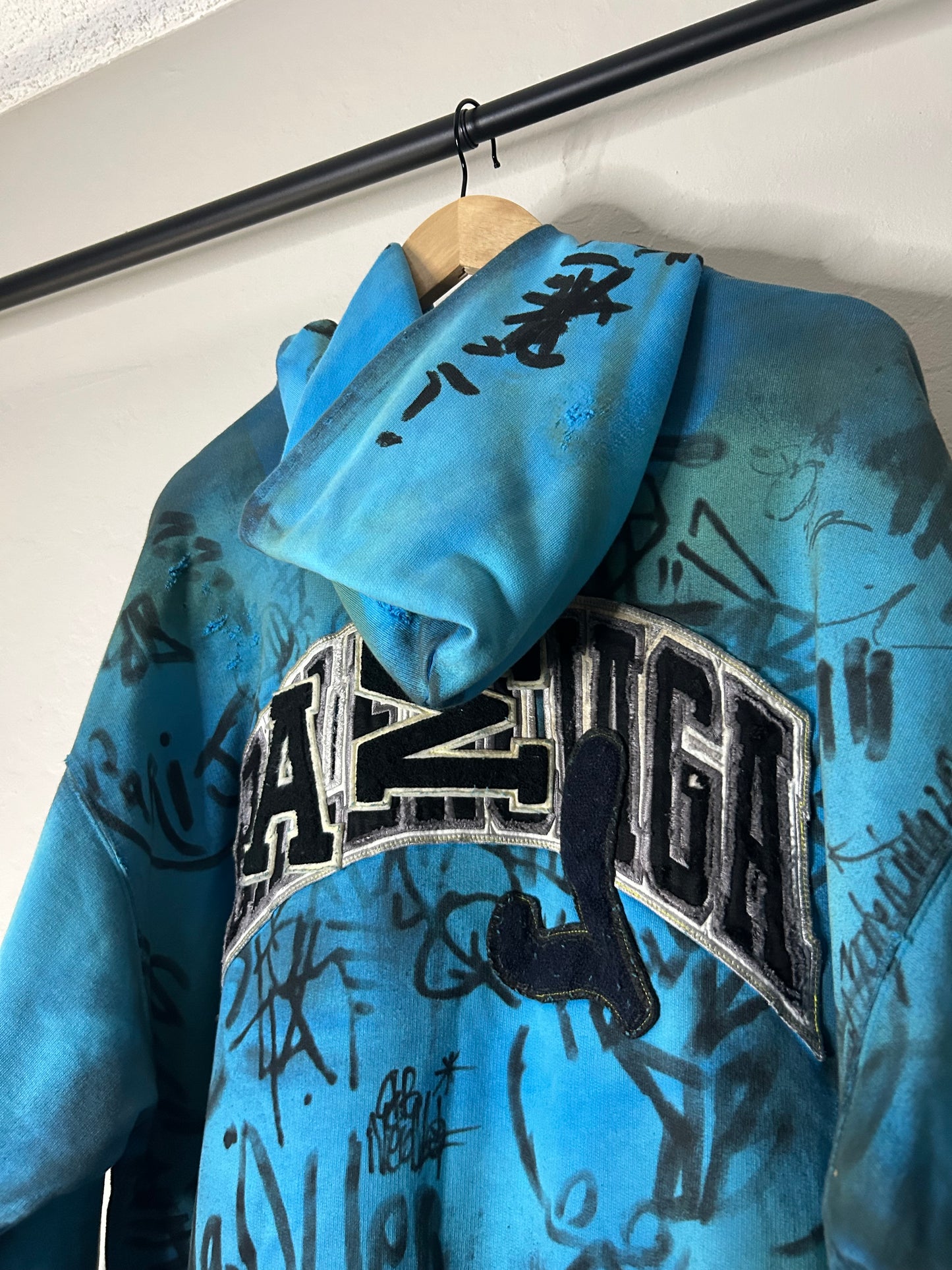Balenciaga Blue Skater Hoodie