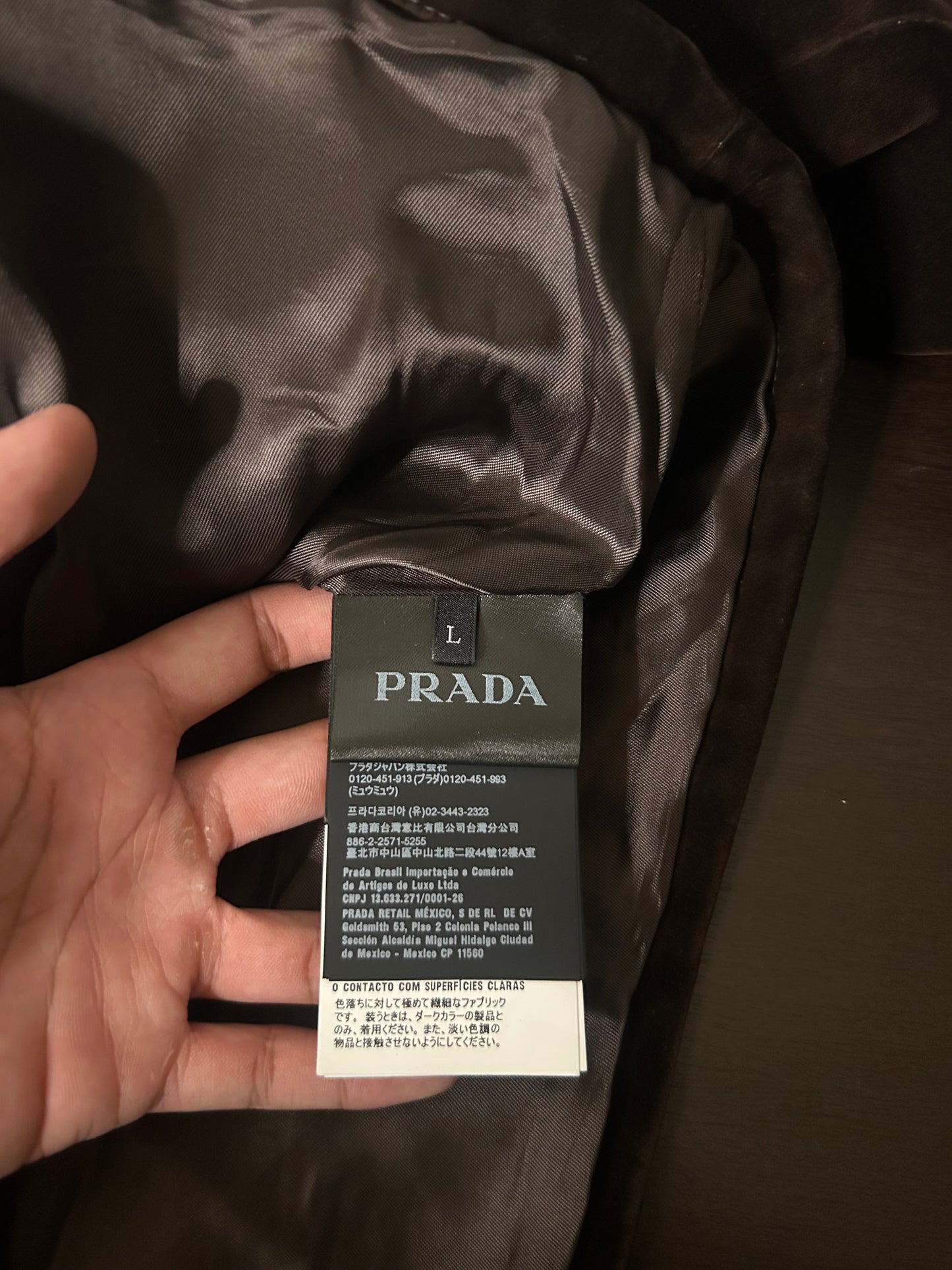 Prada Brown Velvet Jacket