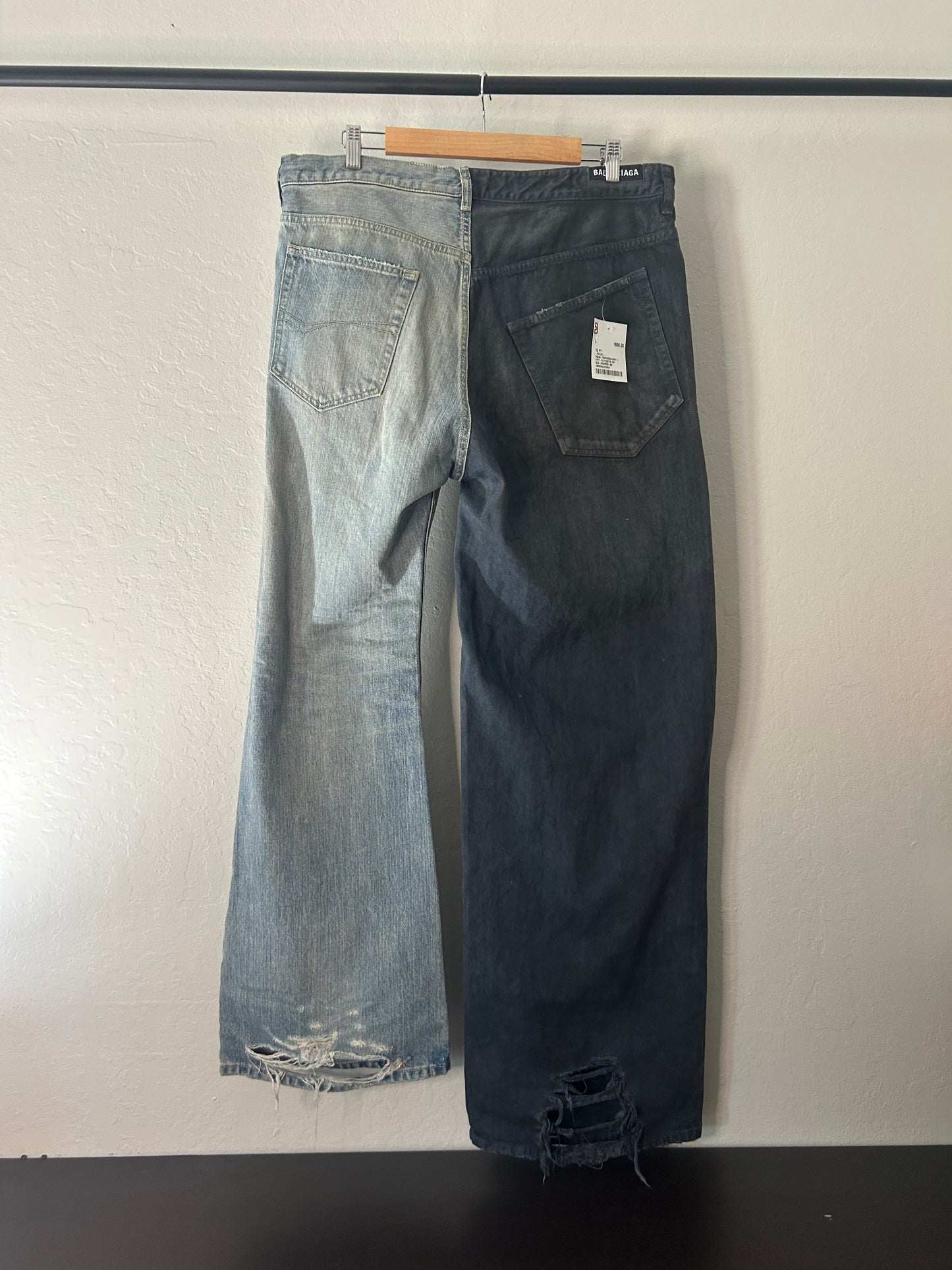 Balenciaga 50/50 Drawstring Jeans