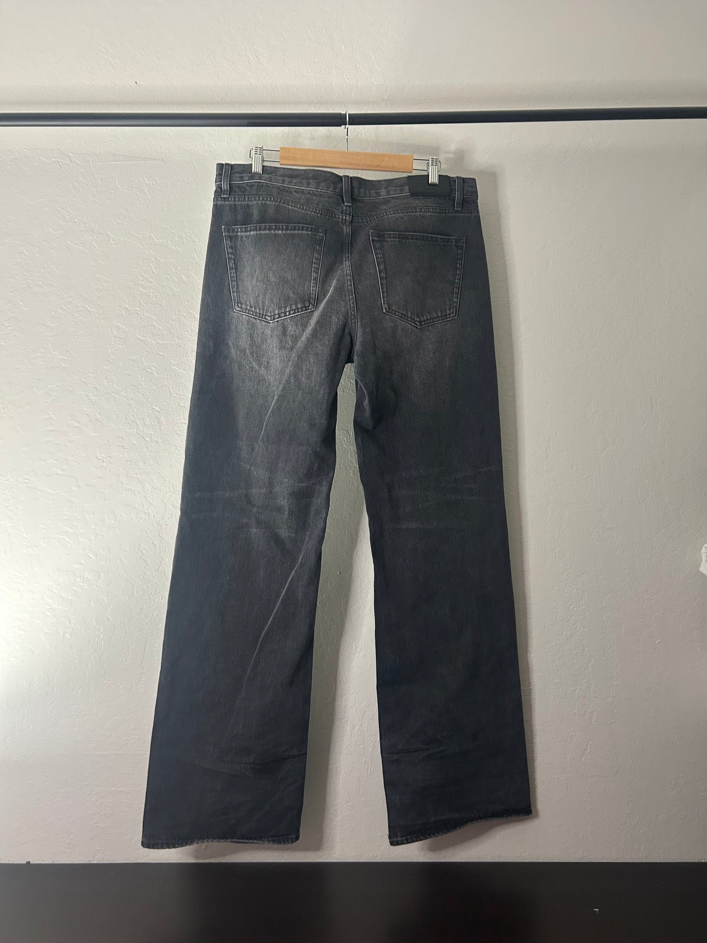 Gucci Grey Horsebit Jeans