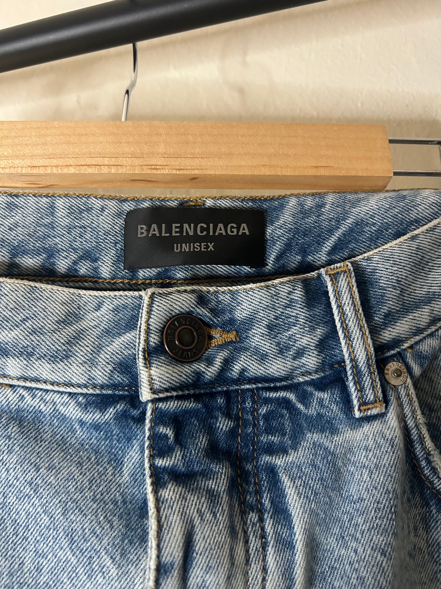 Balenciaga Double Waist Cut Up Denim