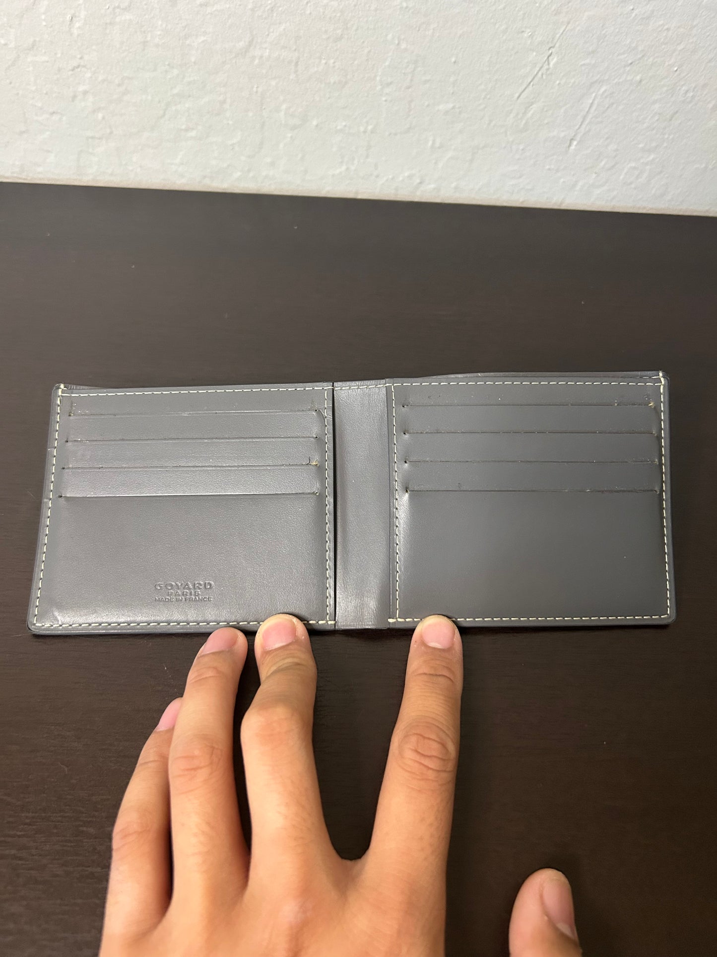 Goyard Grey Bi Fold Wallet