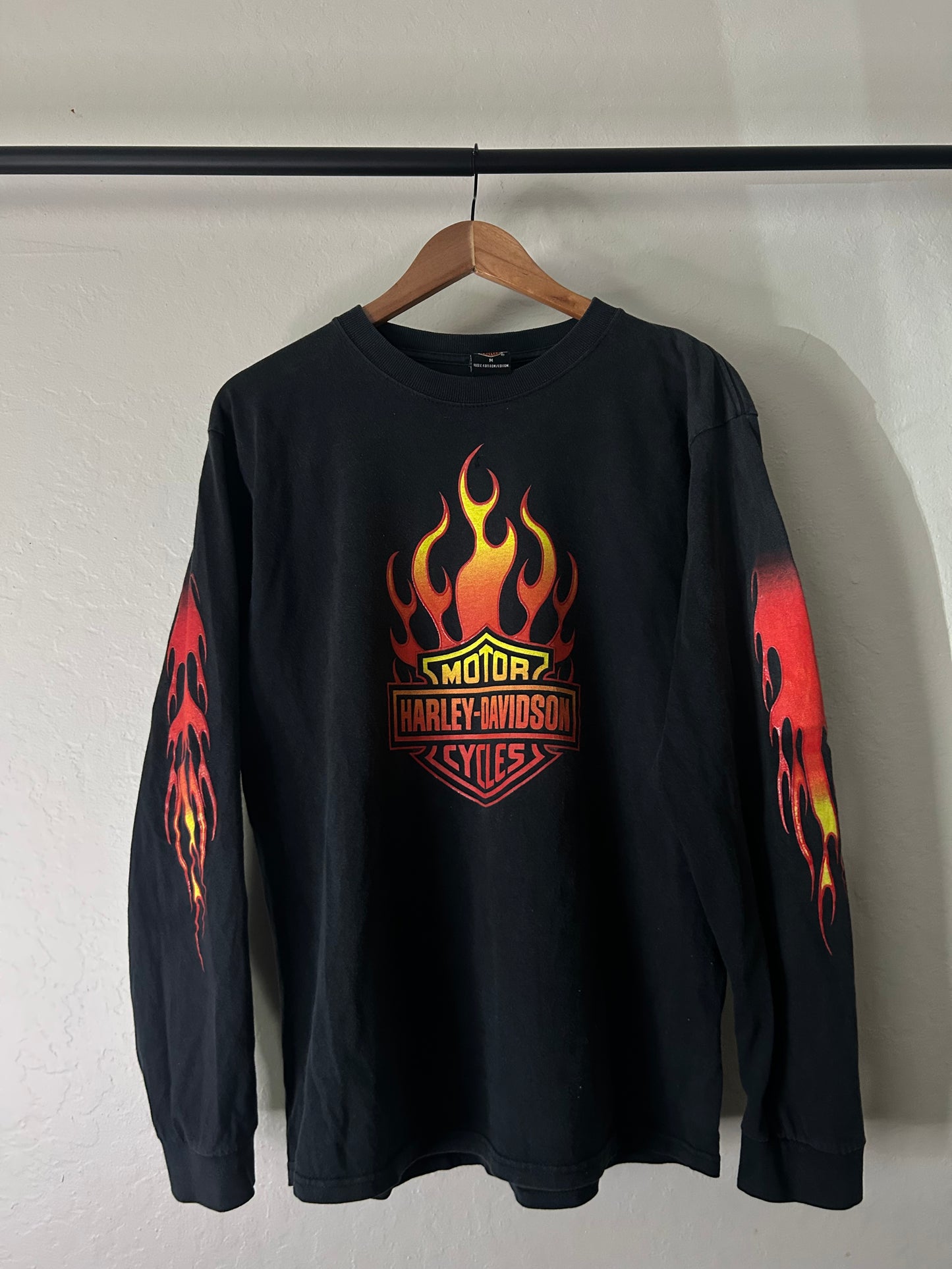 Vintage Harley Davidson Flame NY Longsleeve