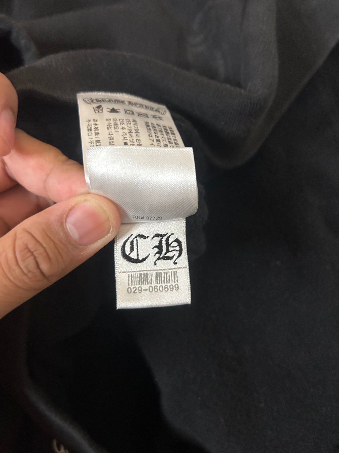 Chrome Hearts Gradient Floral Zip Up Hoodie