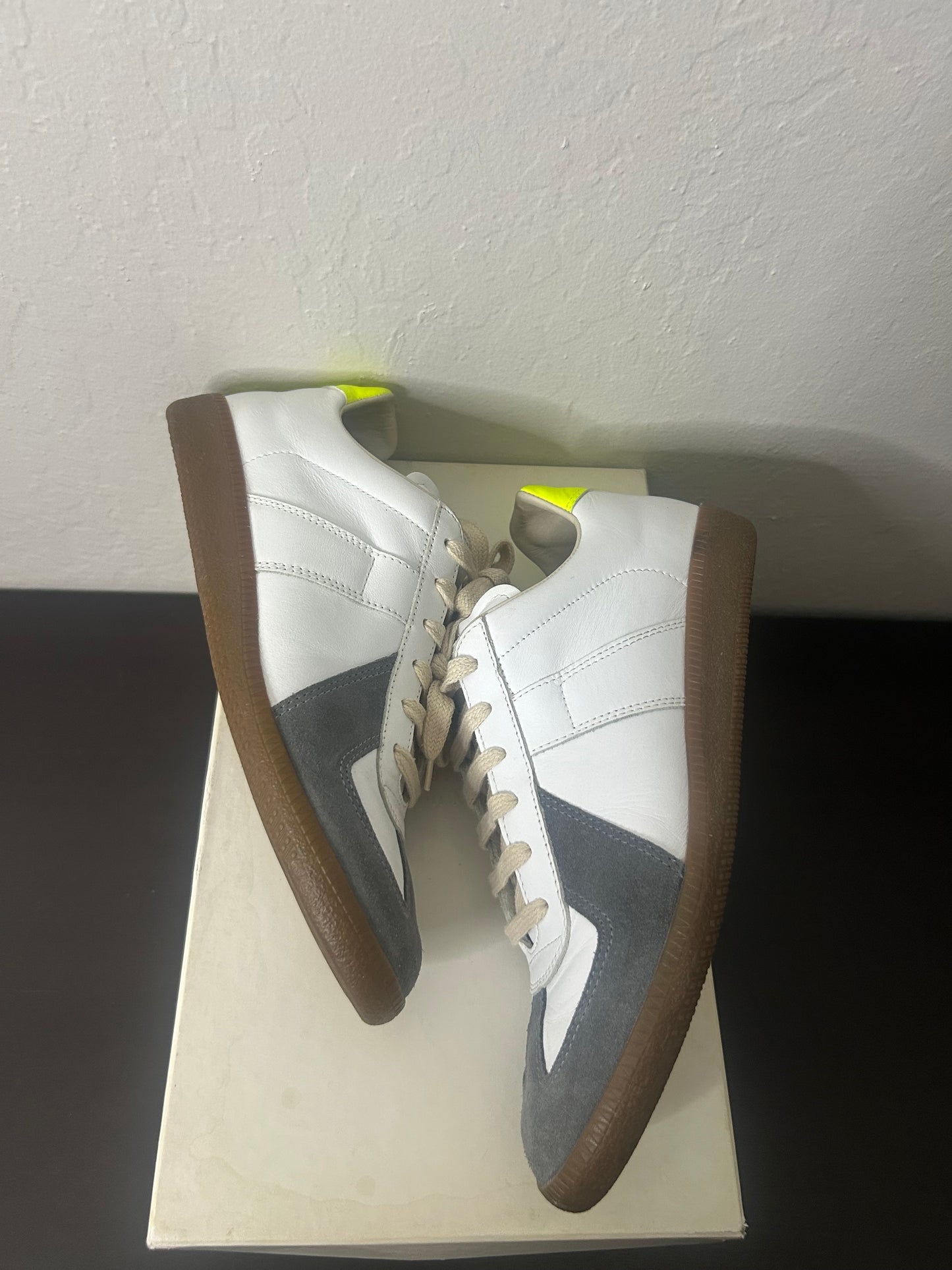 Maison Margiela White and Neon Gats