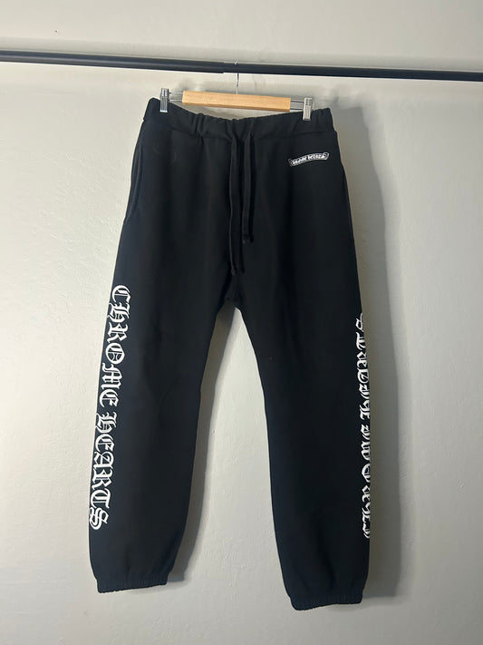 Chrome Hearts Scroll Logo Sweatpants