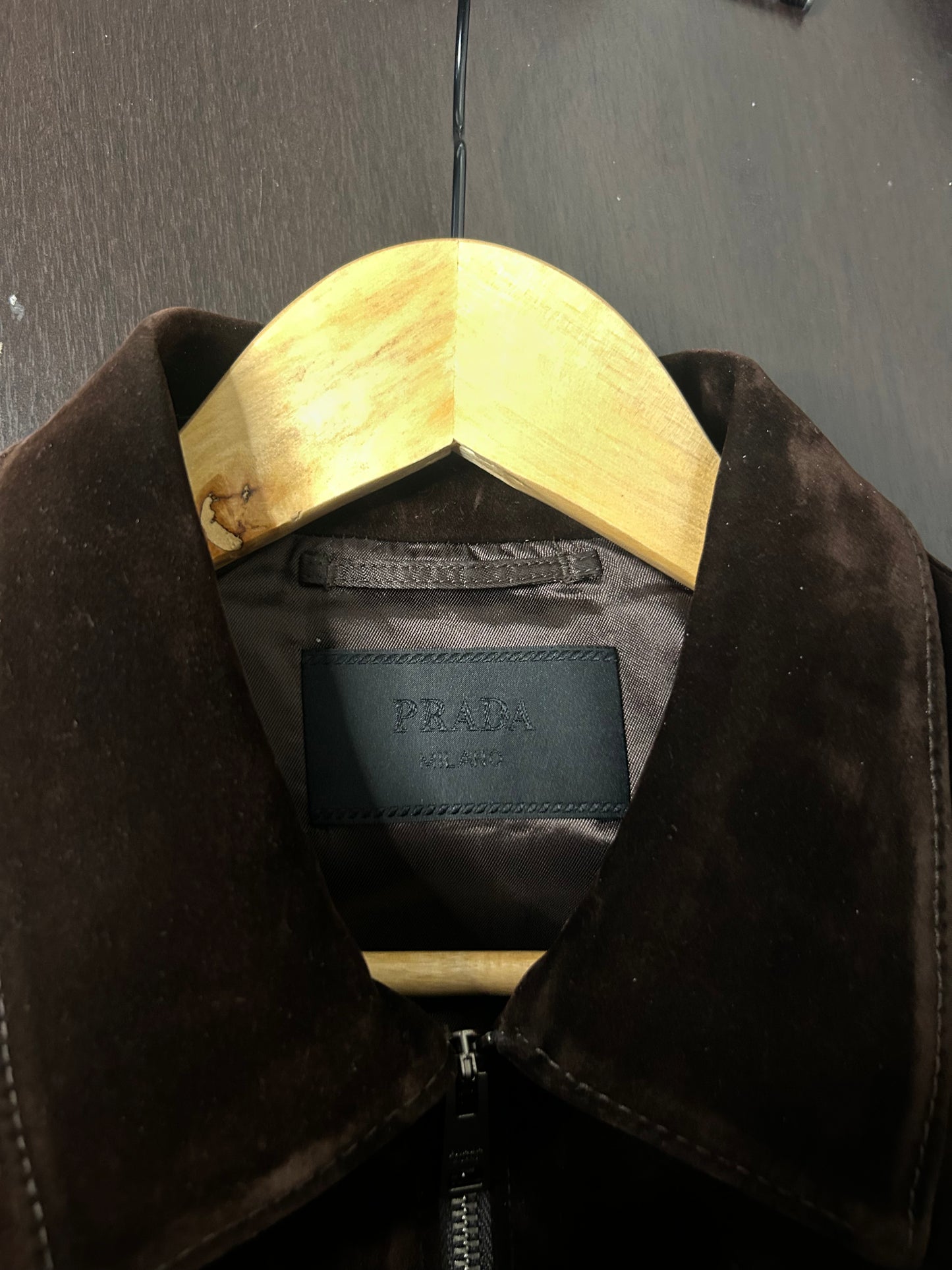 Prada Brown Velvet Jacket