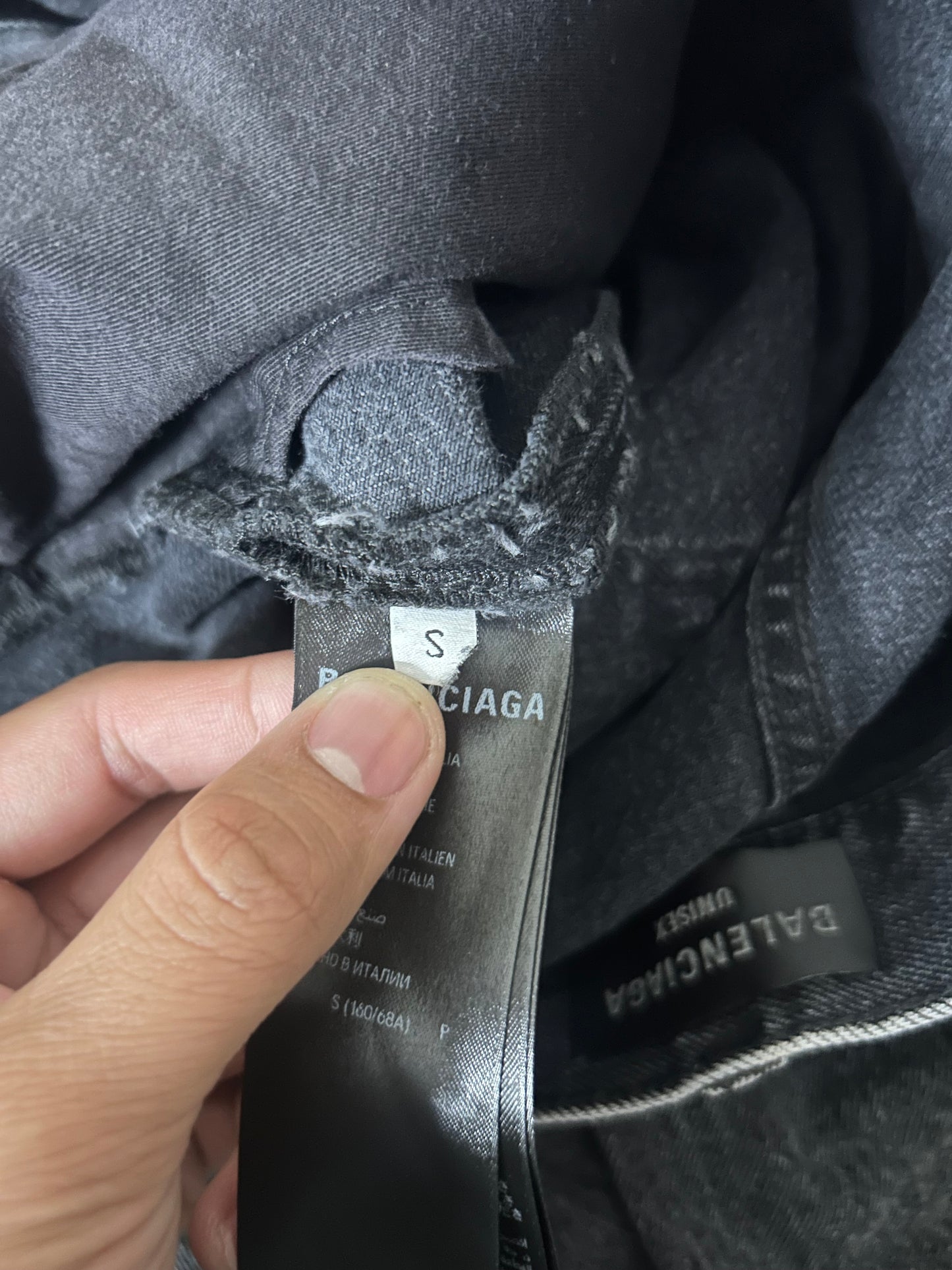 Balenciaga Black Lost Tape Jeans