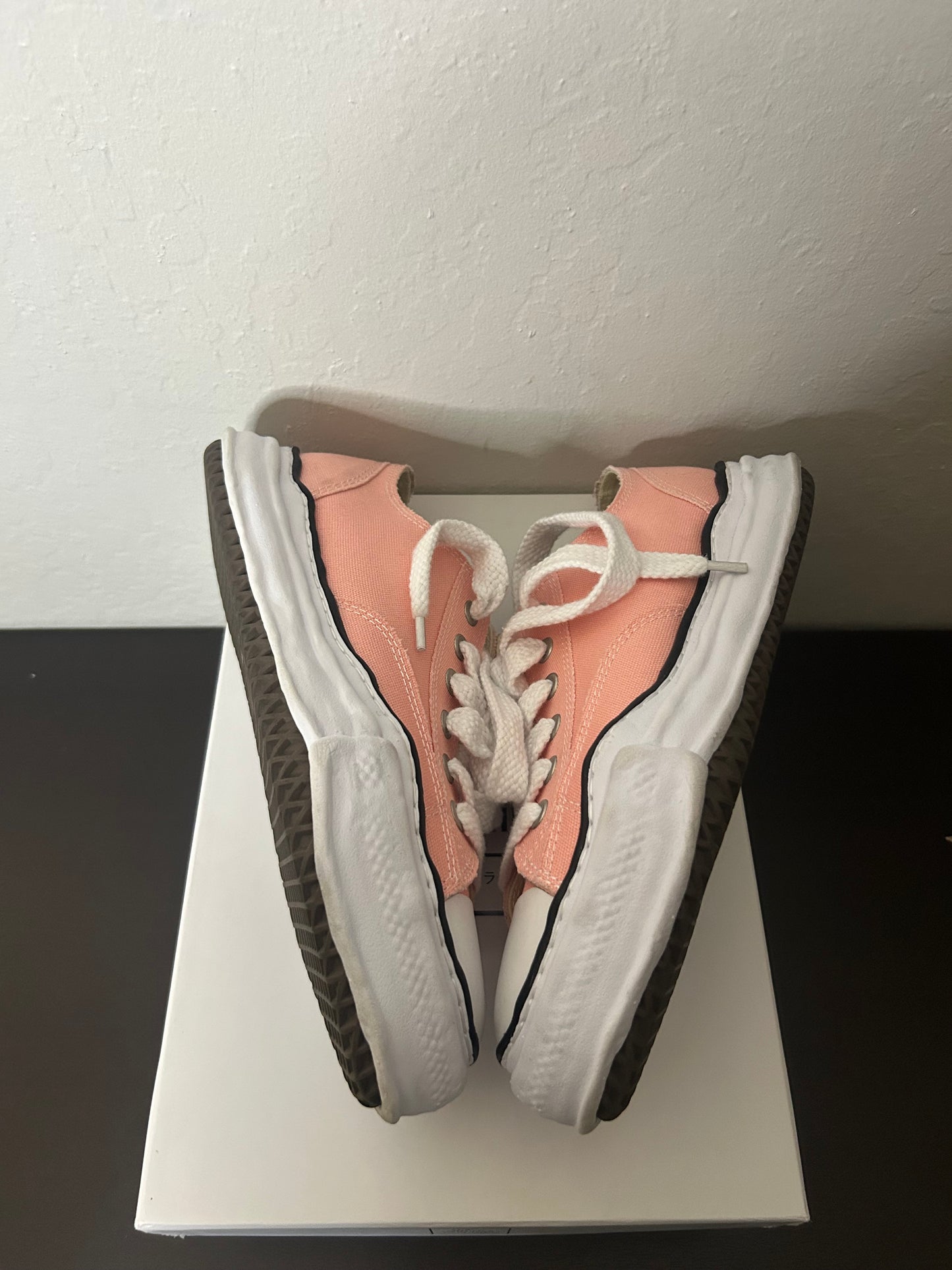 Maison Mihara Pink Low Top Sneaker