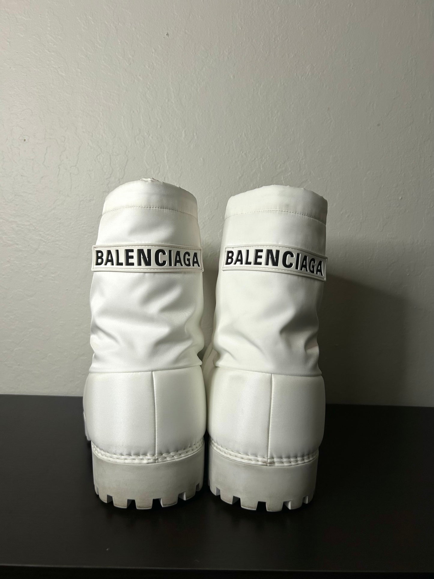 Balenciaga White Ski Boots