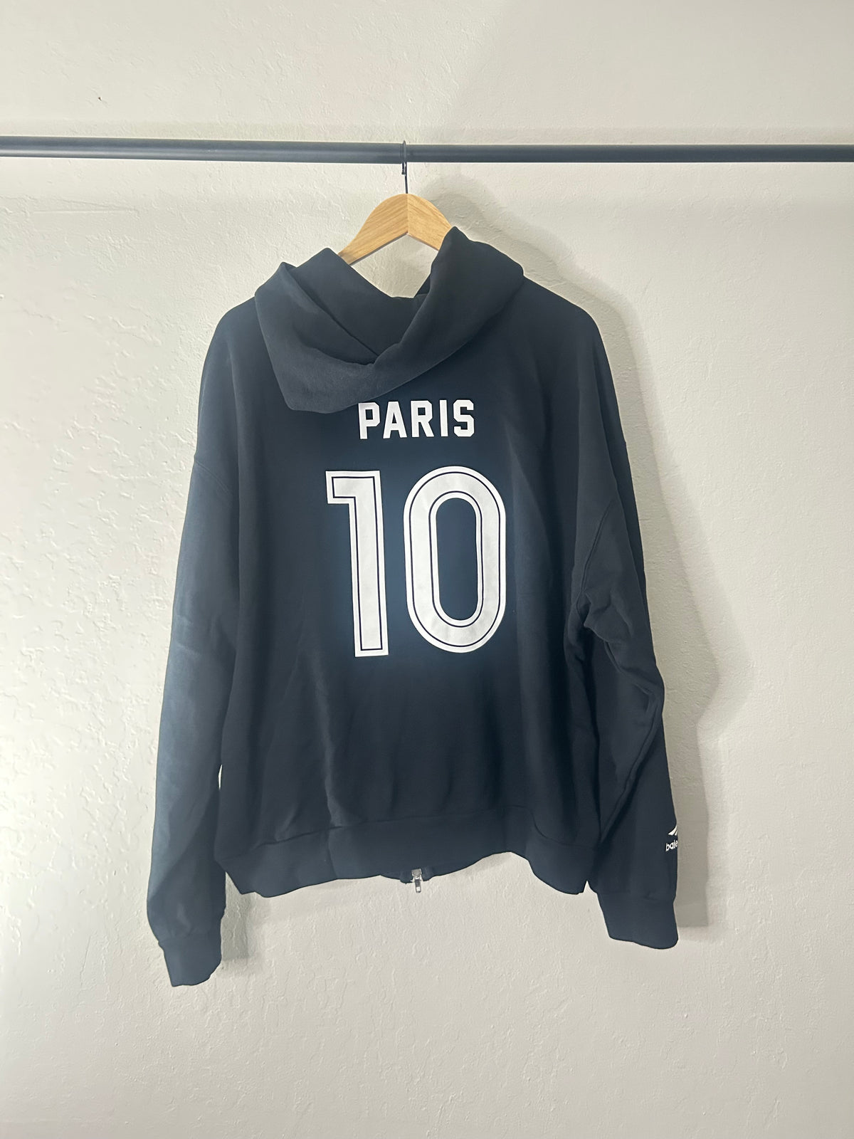 Balenciaga Paris Soccer Zip Up Hoodie