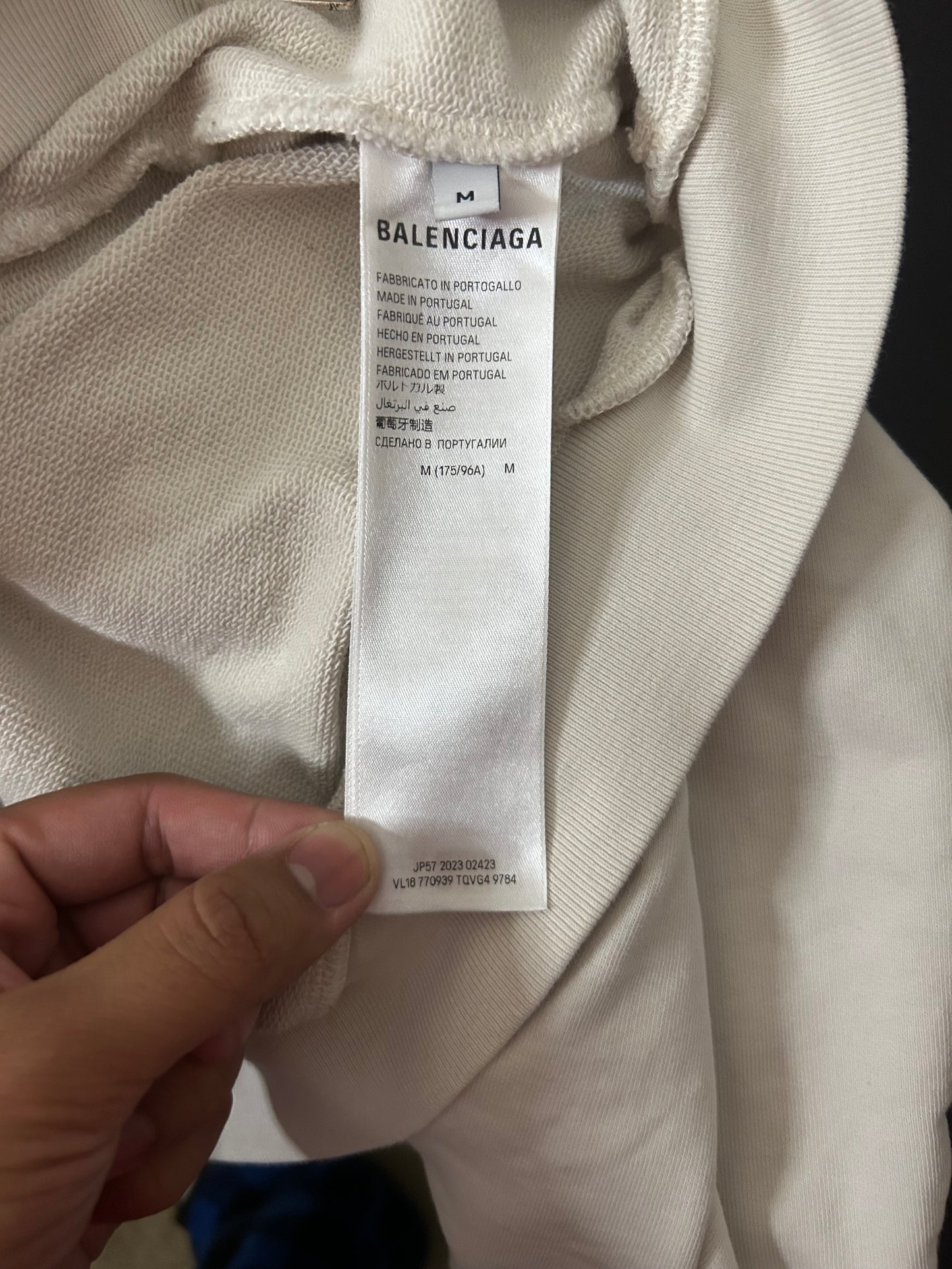 Balenciaga White Erewhon Hoodie