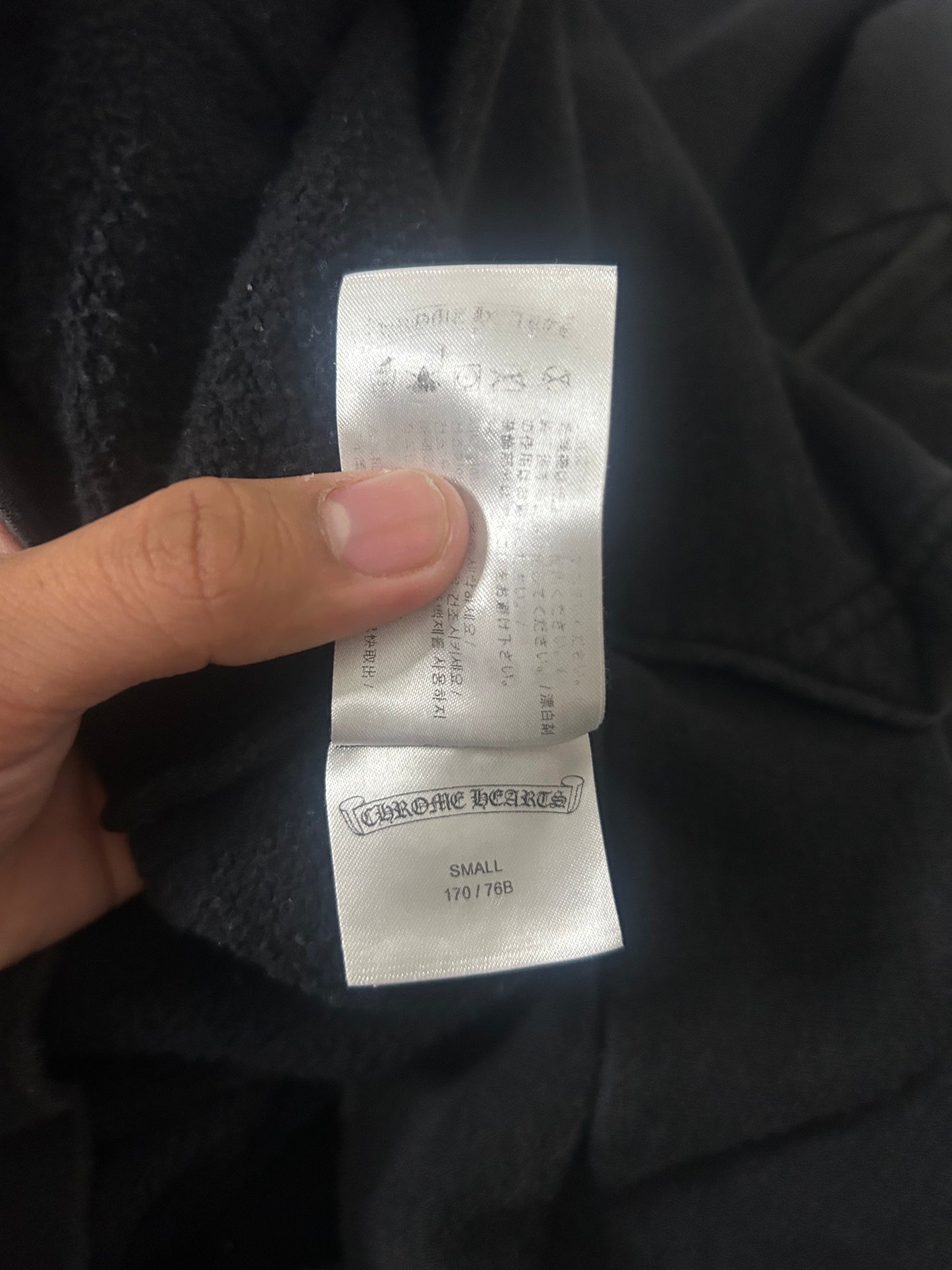 Chrome Hearts Horseshoe Floral Zip Up Hoodie