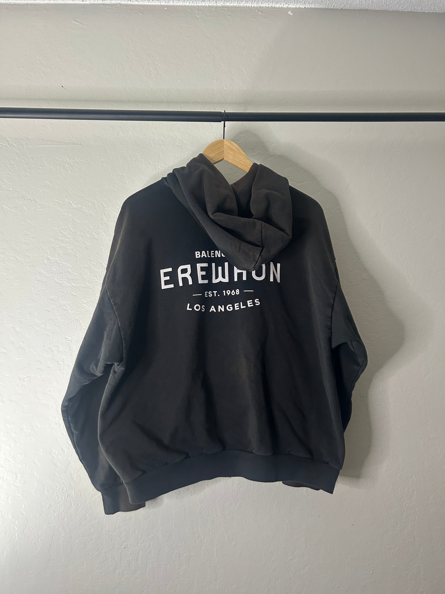 Balenciaga Erewhon Black Zip up Hoodie