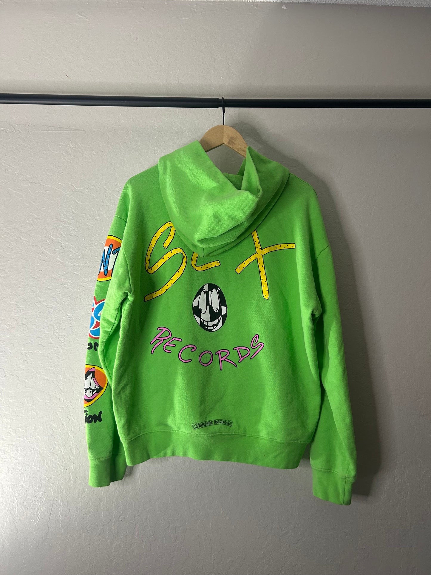 Chrome Hearts Green Sex Records Hoodie