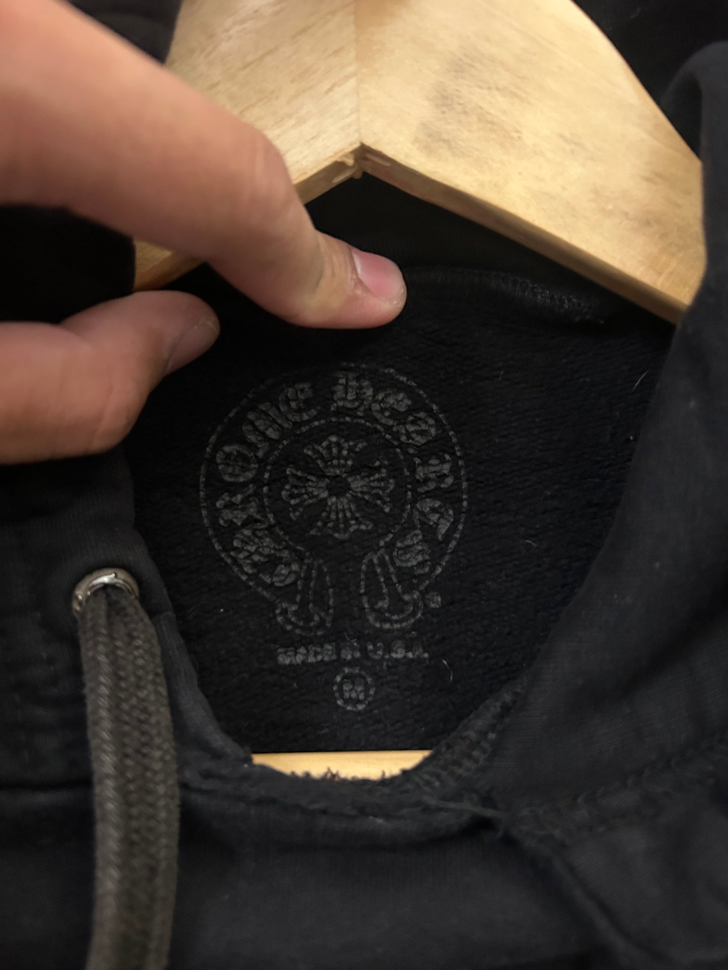 Chrome Hearts Vertical Logo Hoodie