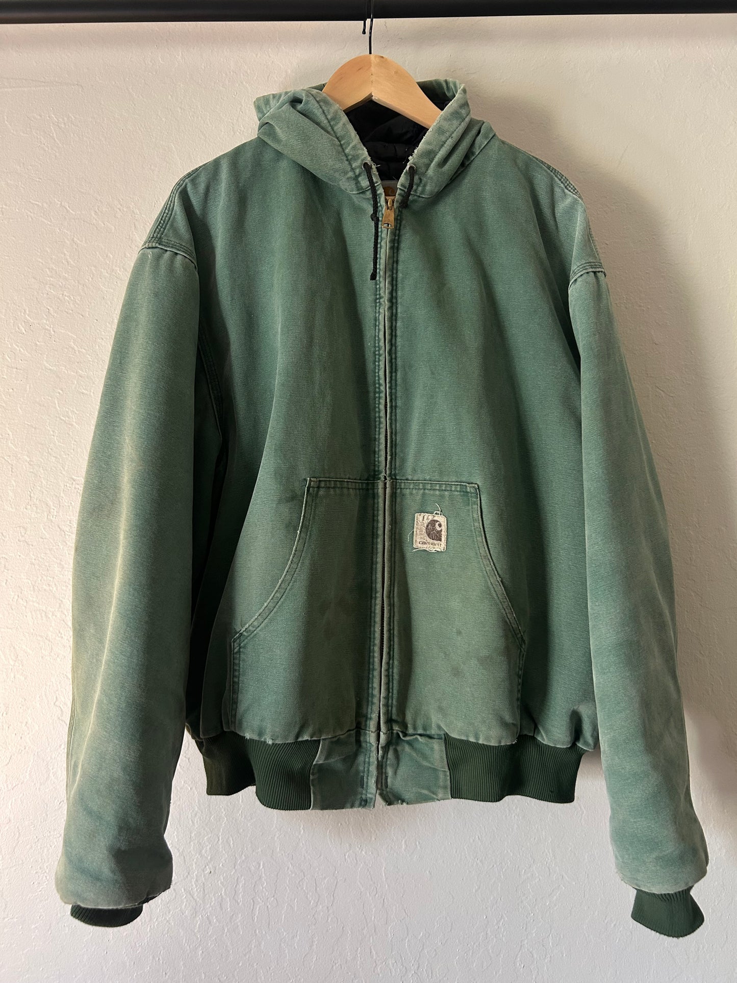 Green Vintage Carhartt Work Jacket