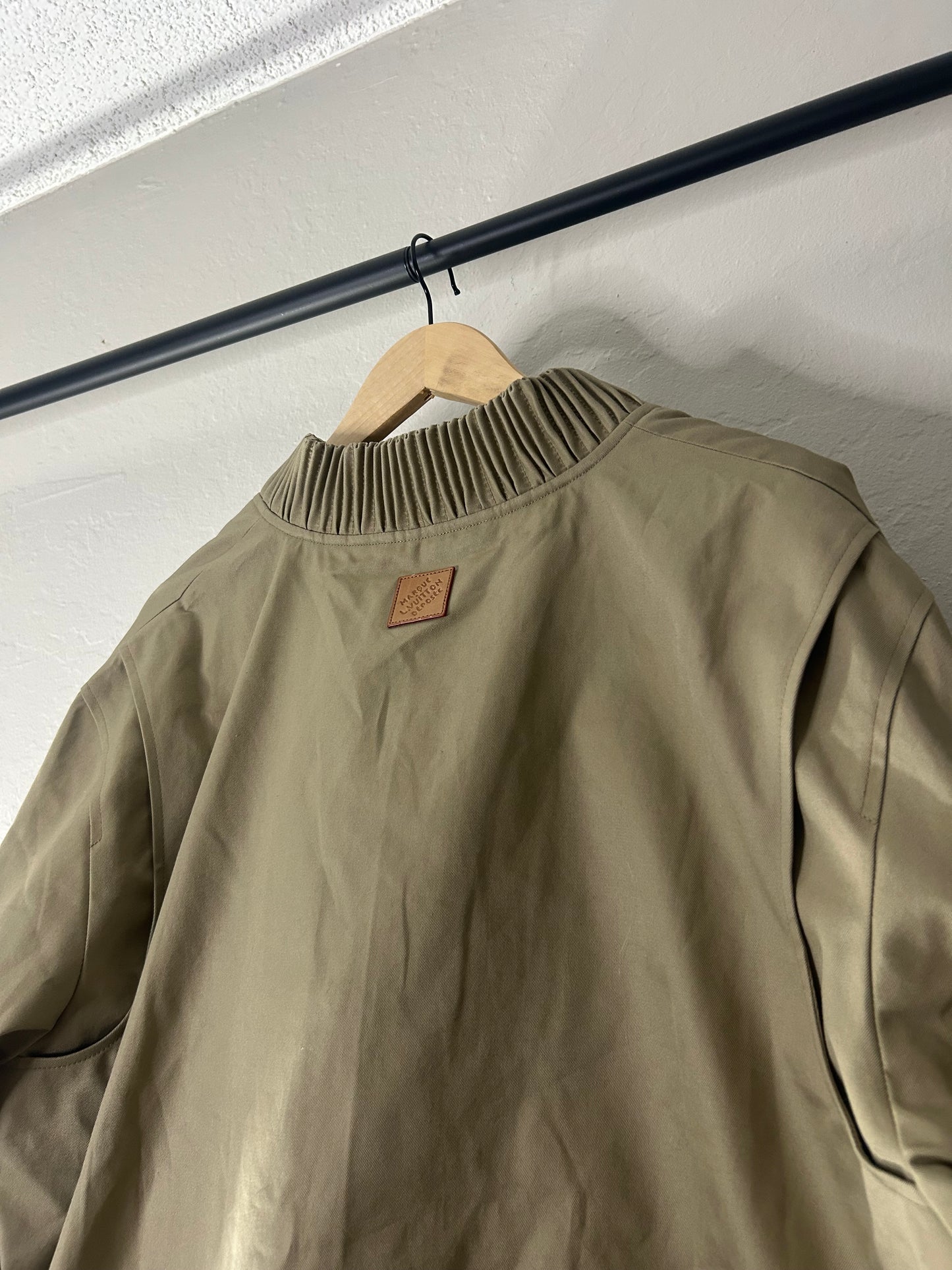 Louis Vuitton Tan Baseball Bomber Jacket
