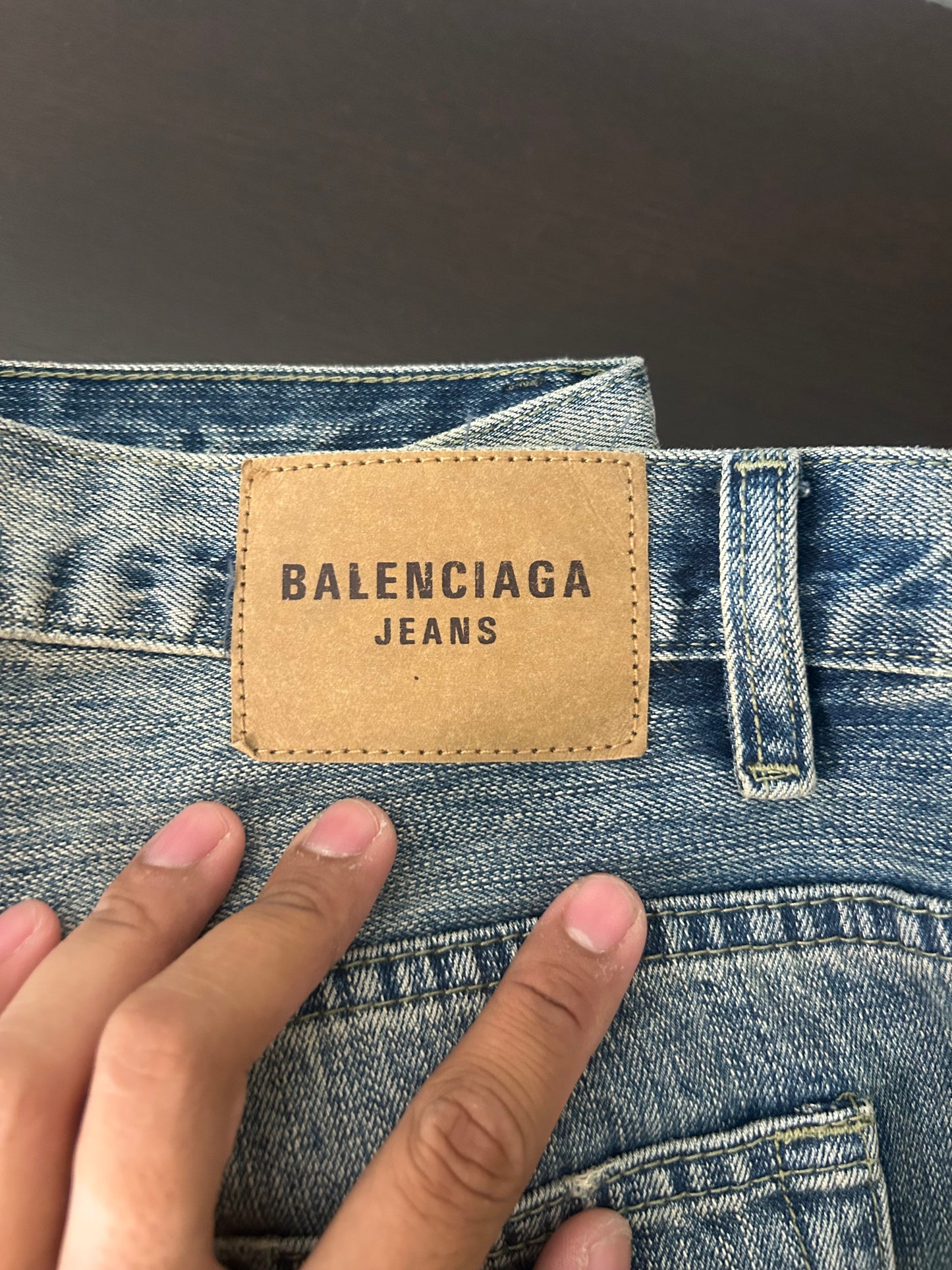 Balenciaga Blue Flared Jeans