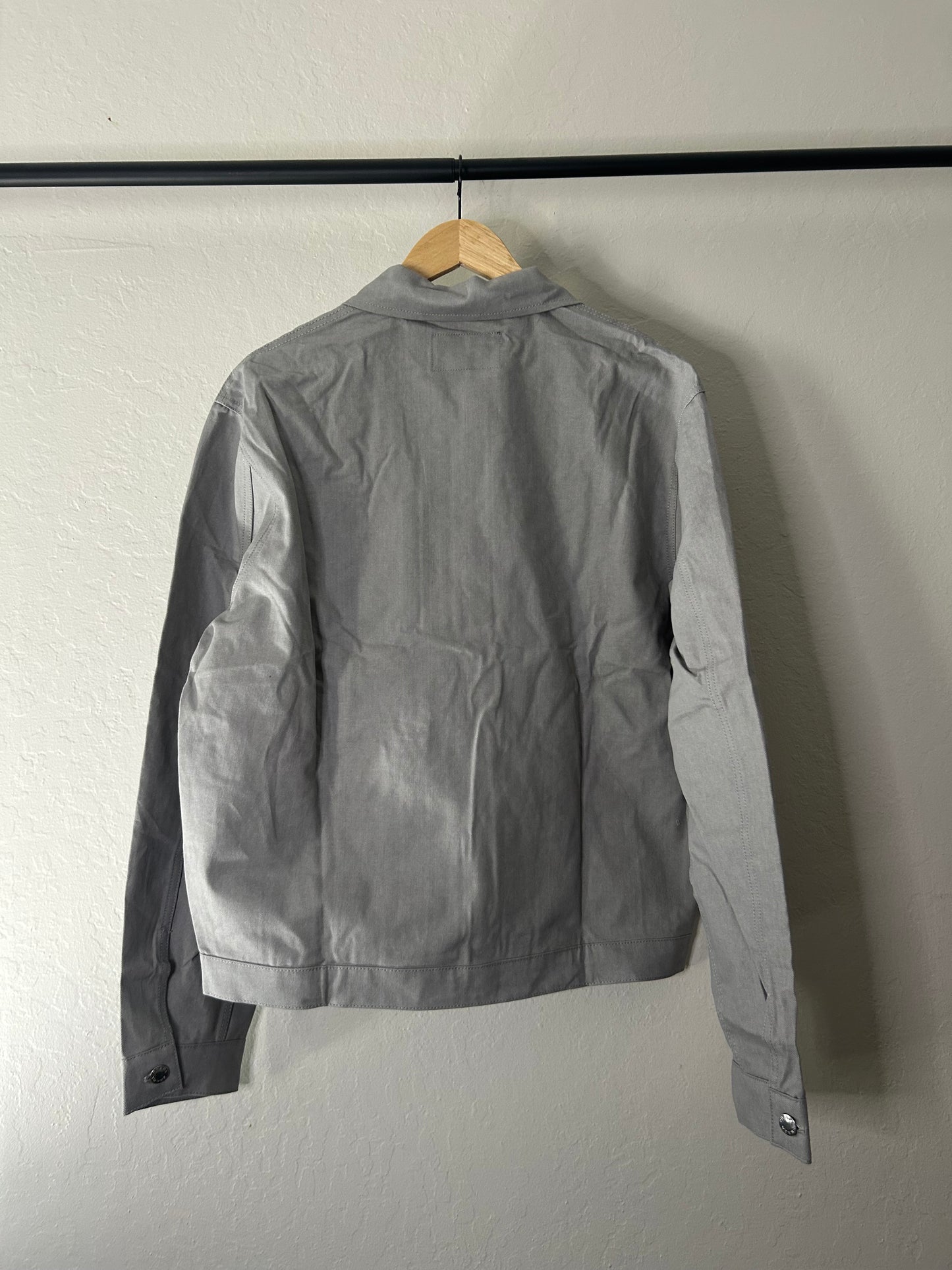 Prada Gray Multi Pocket Canvas Jacket