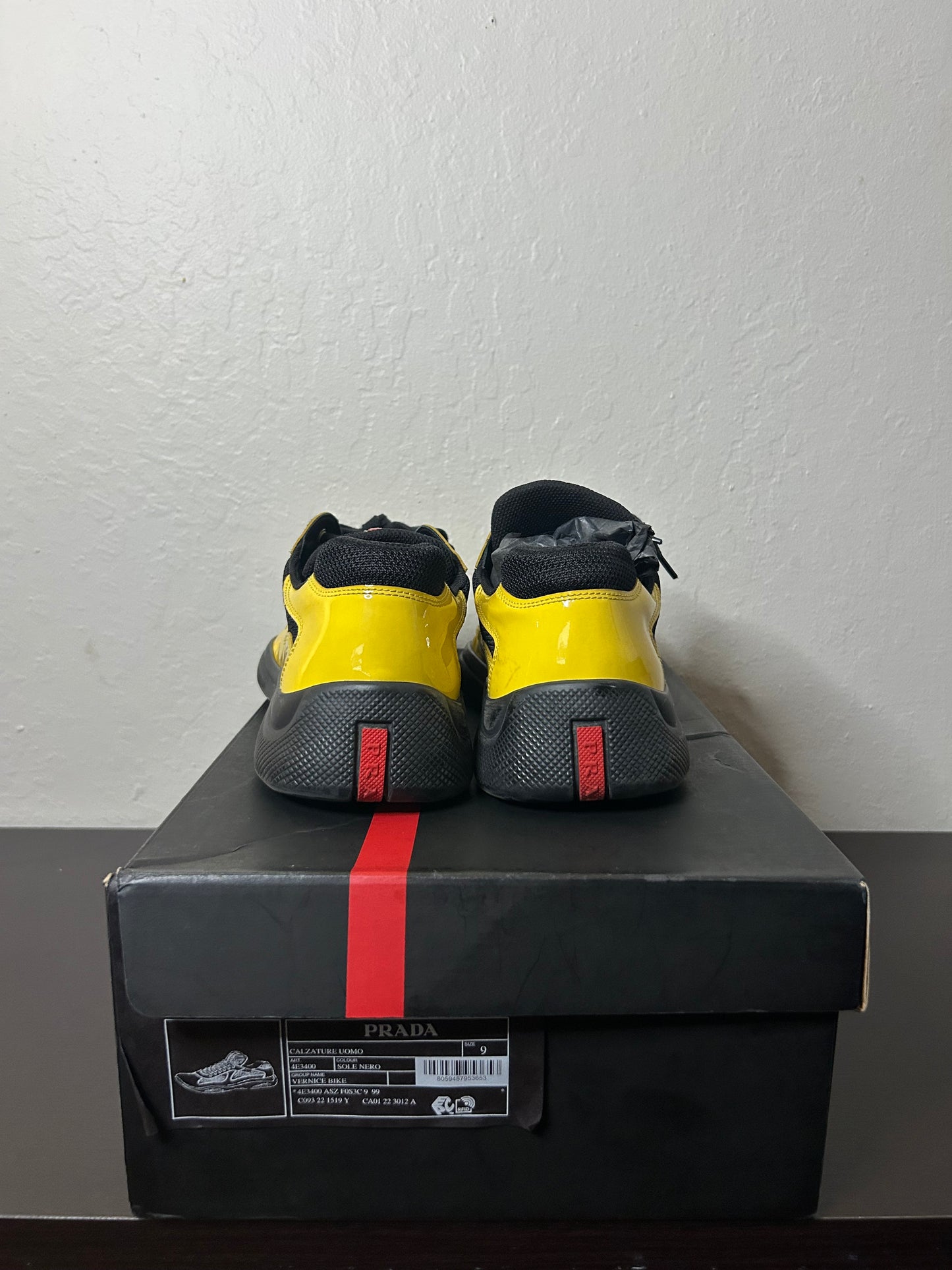 Prada Black and Yellow Cups